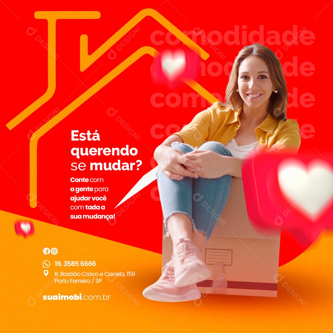 Social Media Está querendo se Mudar Imobiliária PSD Editável