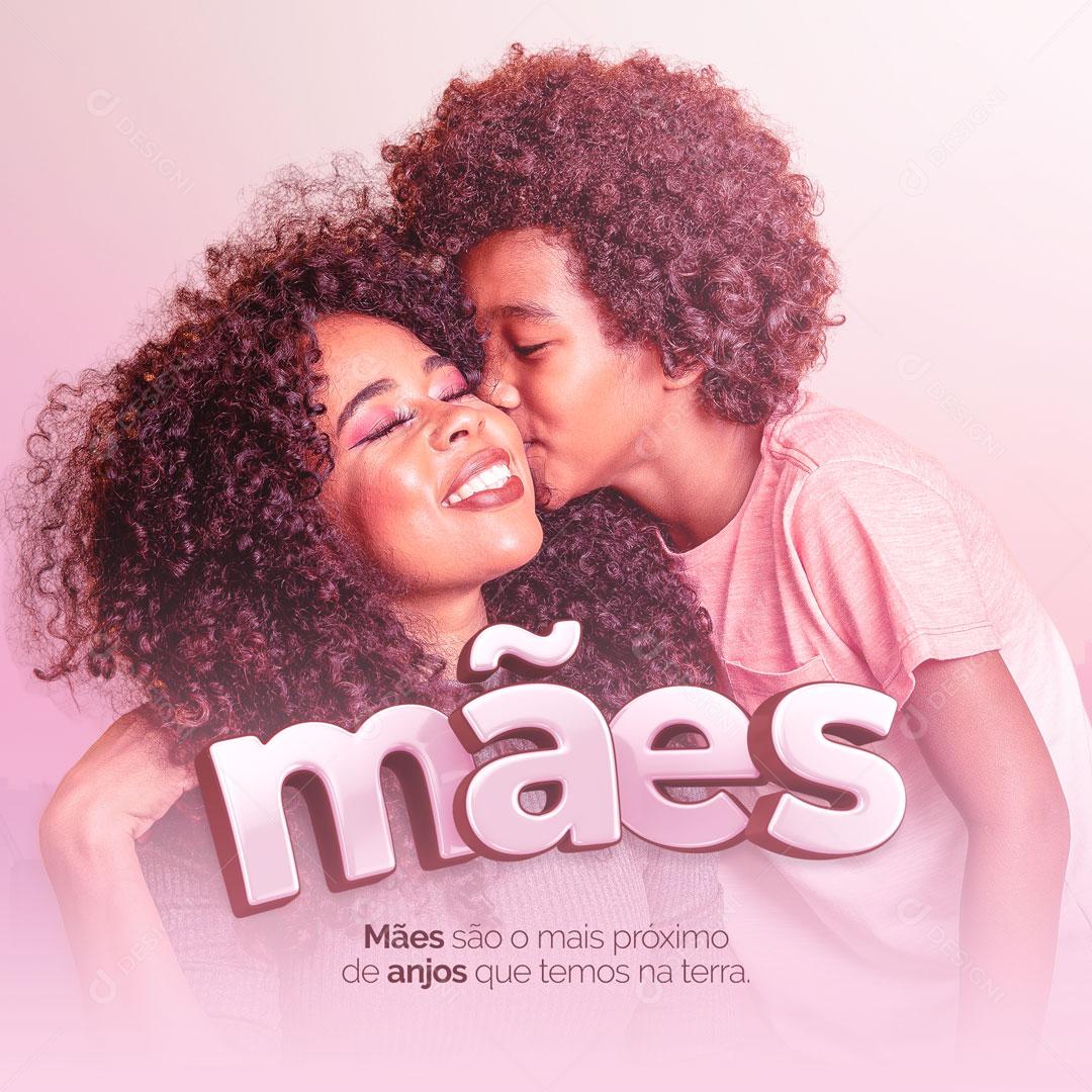Social Media Feliz Dia Das Mães PSD Editável