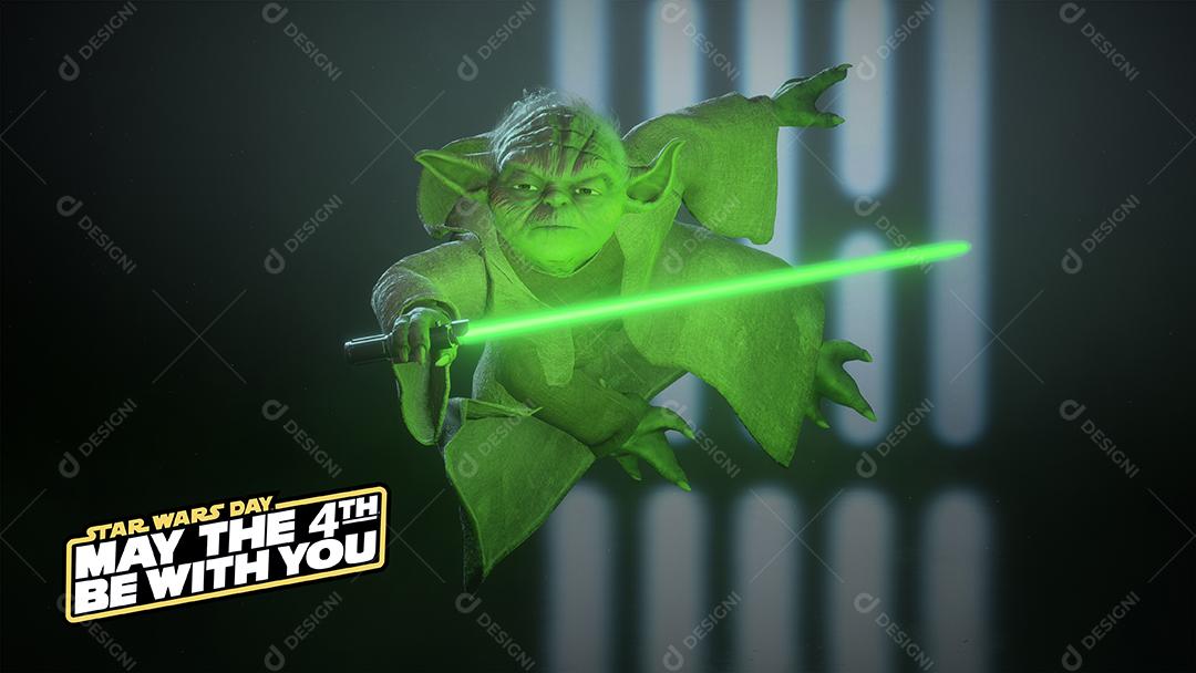 3D Render Master Yoda