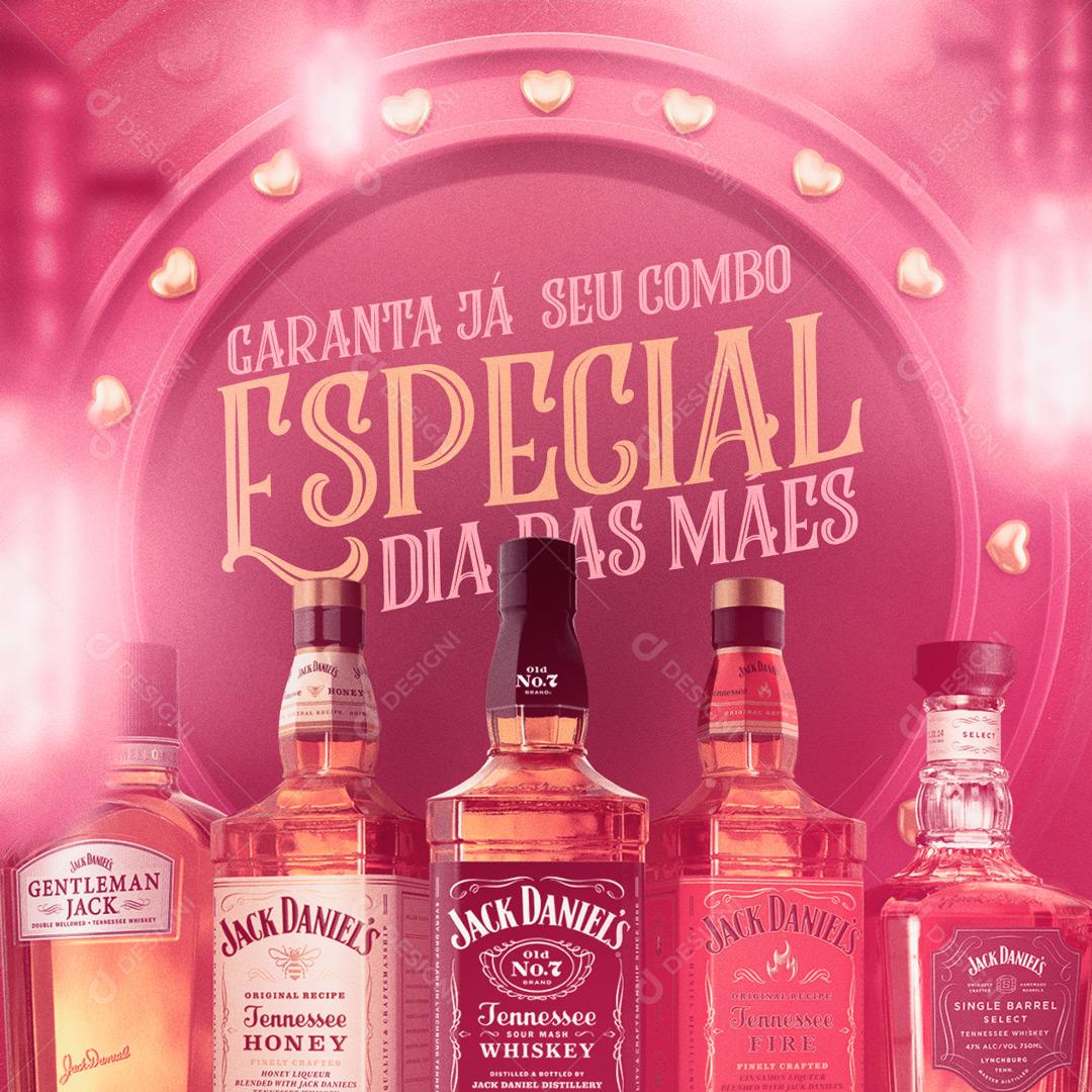 Social Media Garanta já seu Combo Especial Dia das Mães Bar PSD Editável