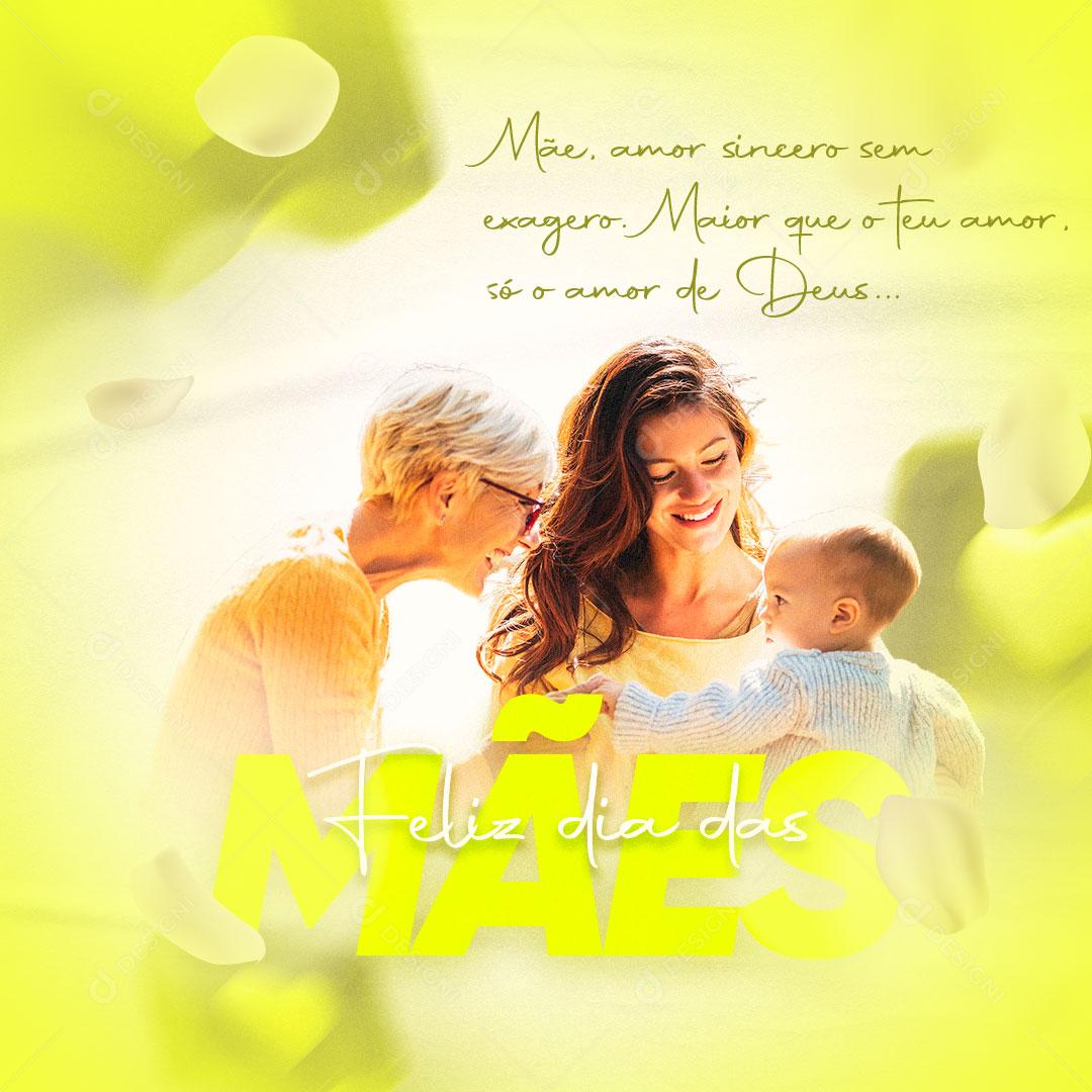 Social Media Feliz Dia Das Mães PSD Editável