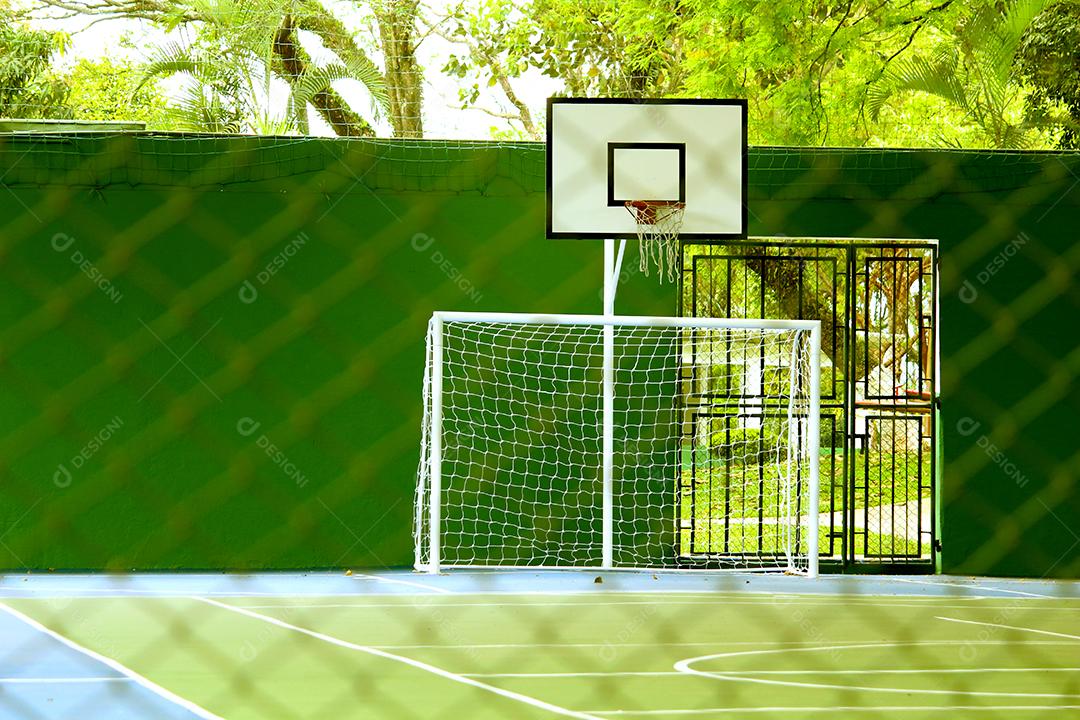 Quadra de esporte basquete esporte jogo