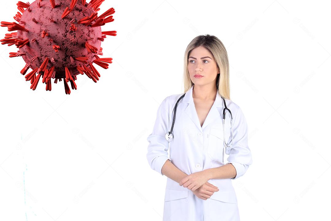 Mulher  pandemia covid 19 coronavirus