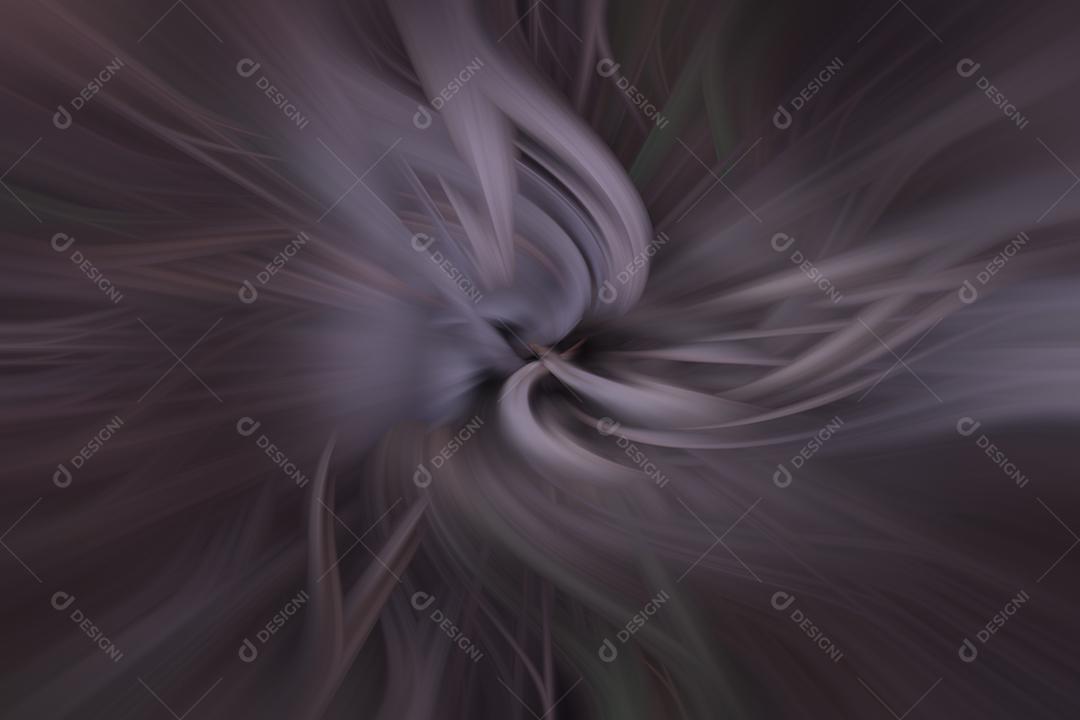 Pintura futurista abstrata em preto, branco e no estilo de e aurora boreal em fundo preto