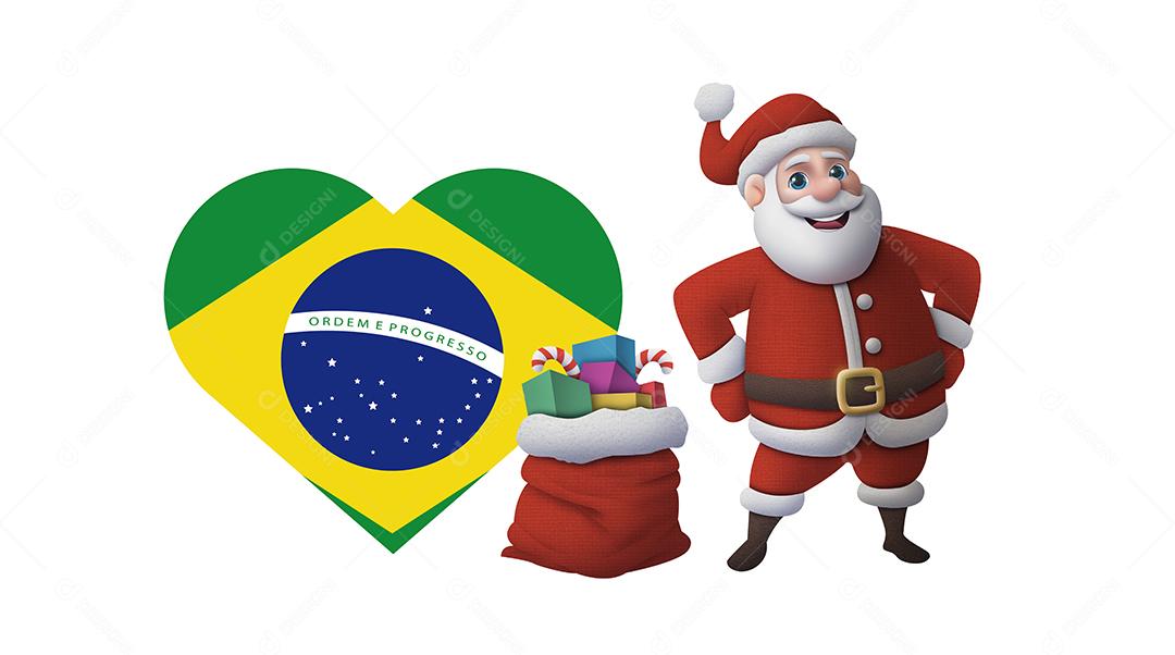 Papai noel calendario dia 25 natal presentes