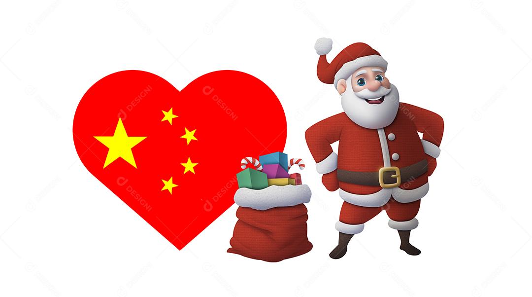 Papai noel calendario dia 25 natal presentes