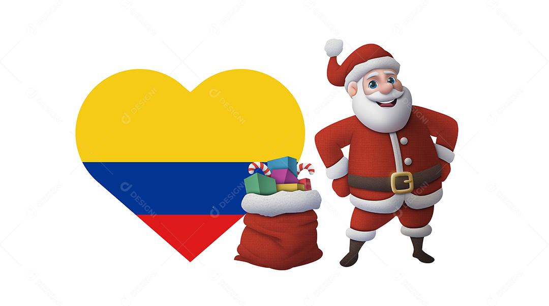 Papai noel calendario dia 25 natal presentes