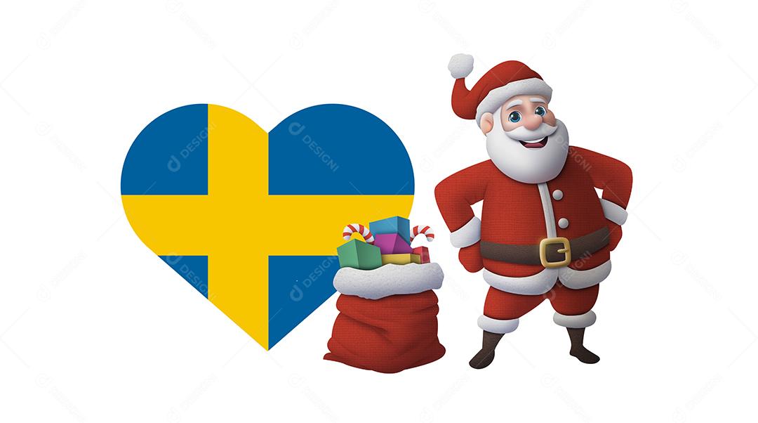 Papai noel calendario dia 25 natal presentes