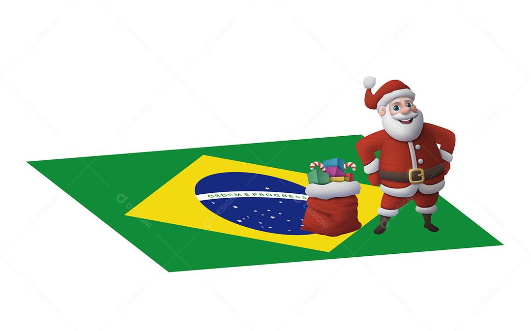 Papai noel calendario dia 25 natal presentes