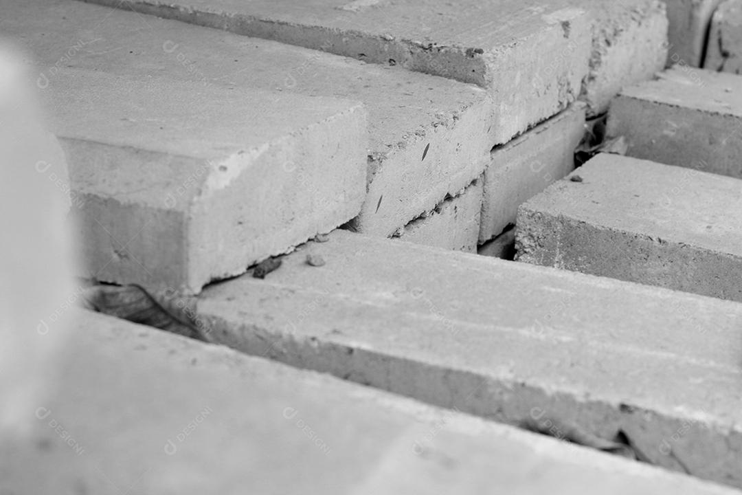 Blocos de concretos prontos para obrar