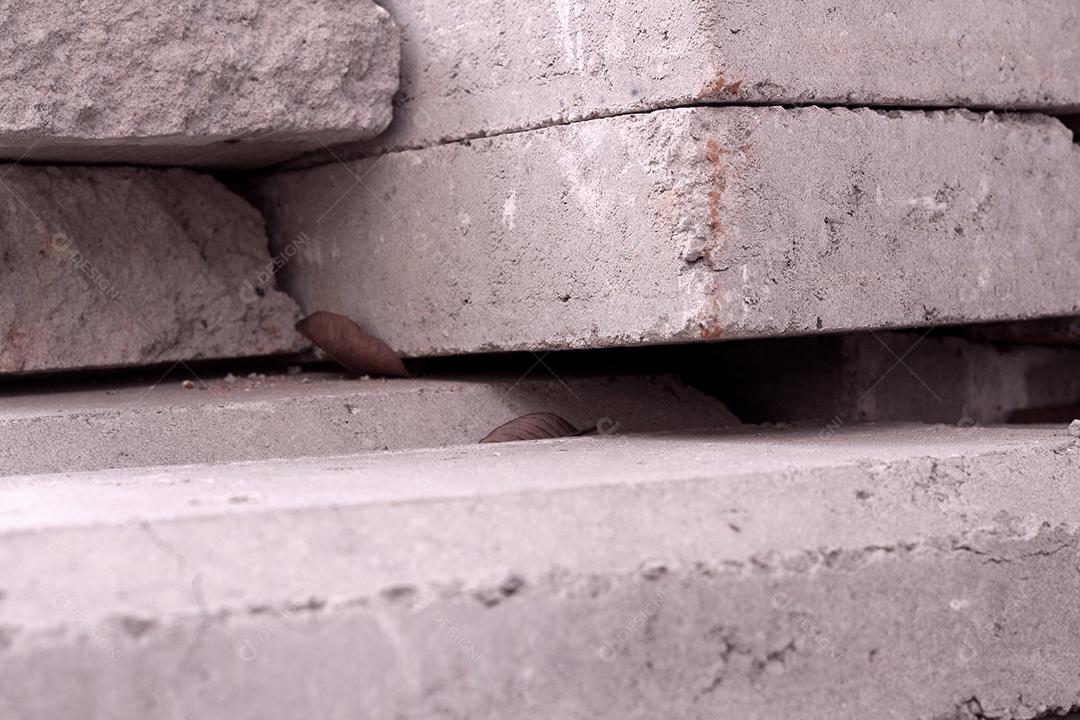 Blocos de concretos prontos para obrar