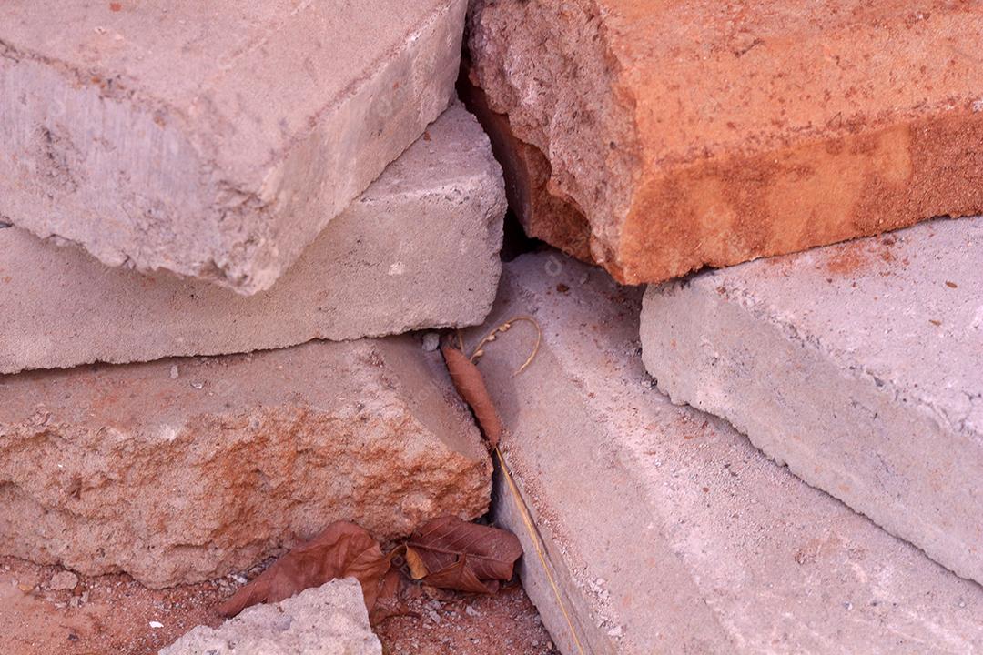 Blocos de concretos prontos para obrar