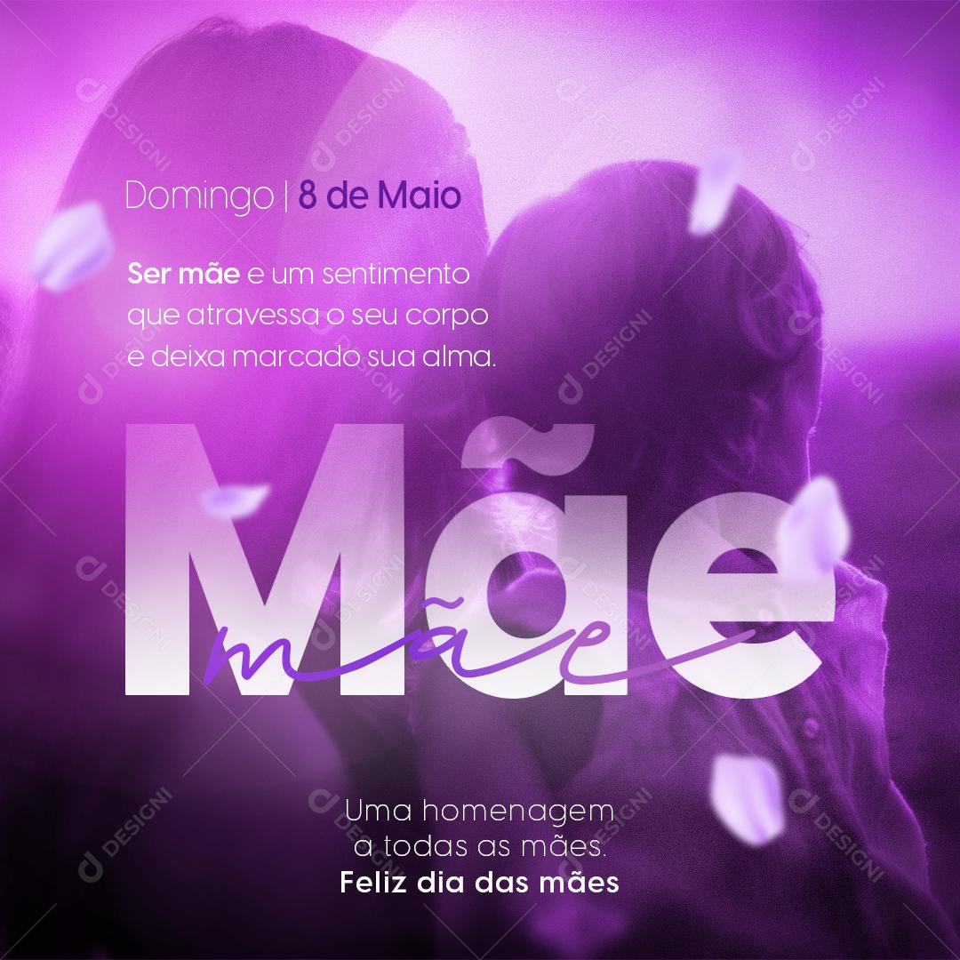 Feliz Dia Das Mães Data Comemorativa Social Media PSD Editável
