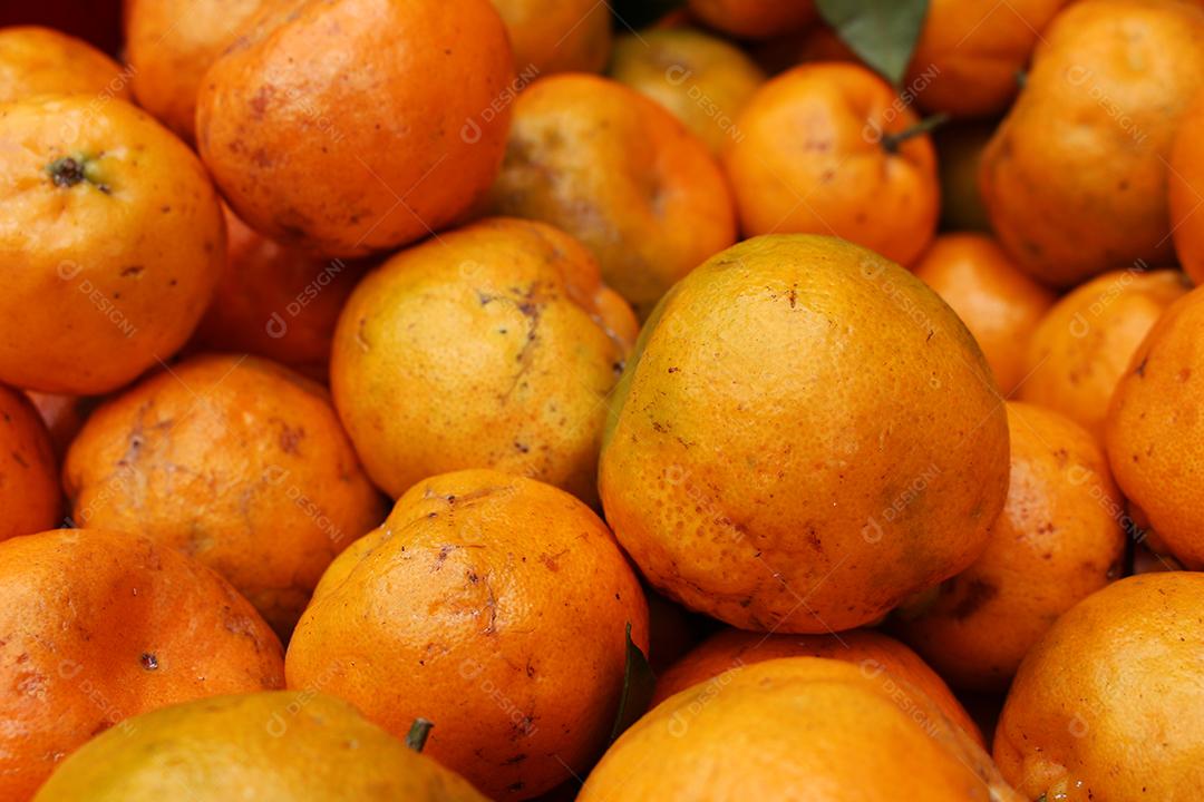 Frutas comida laranja empilhados mercado