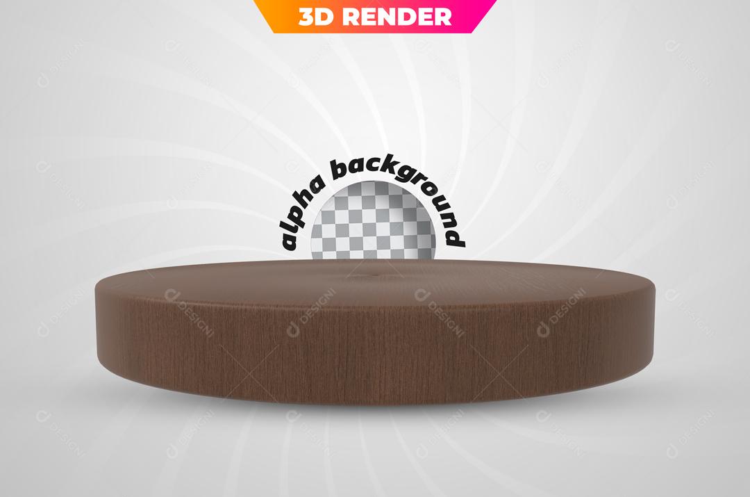 Podium Elemento 3D Para Composição PSD