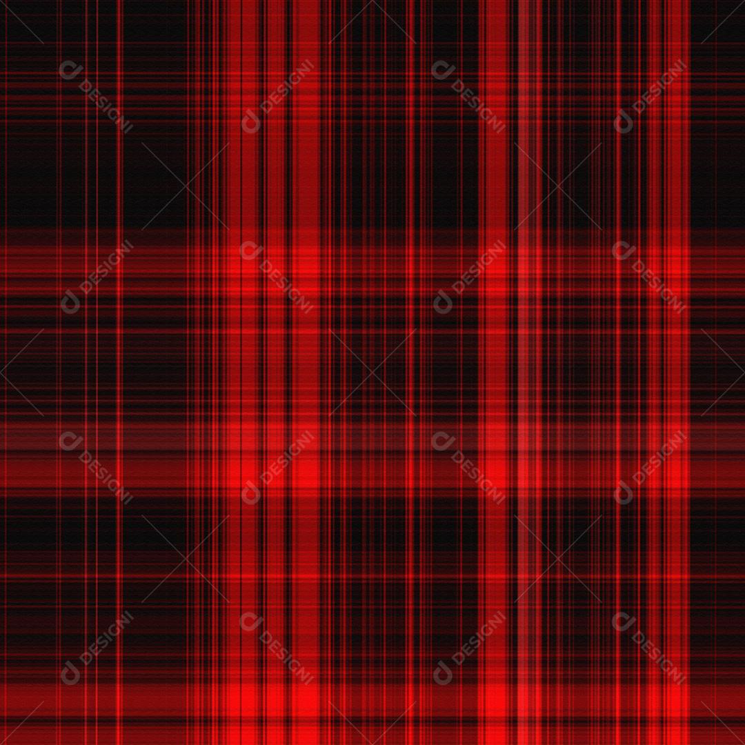 Textura de tecido xadrez vermelho e preto. Pano de fundo têxtil