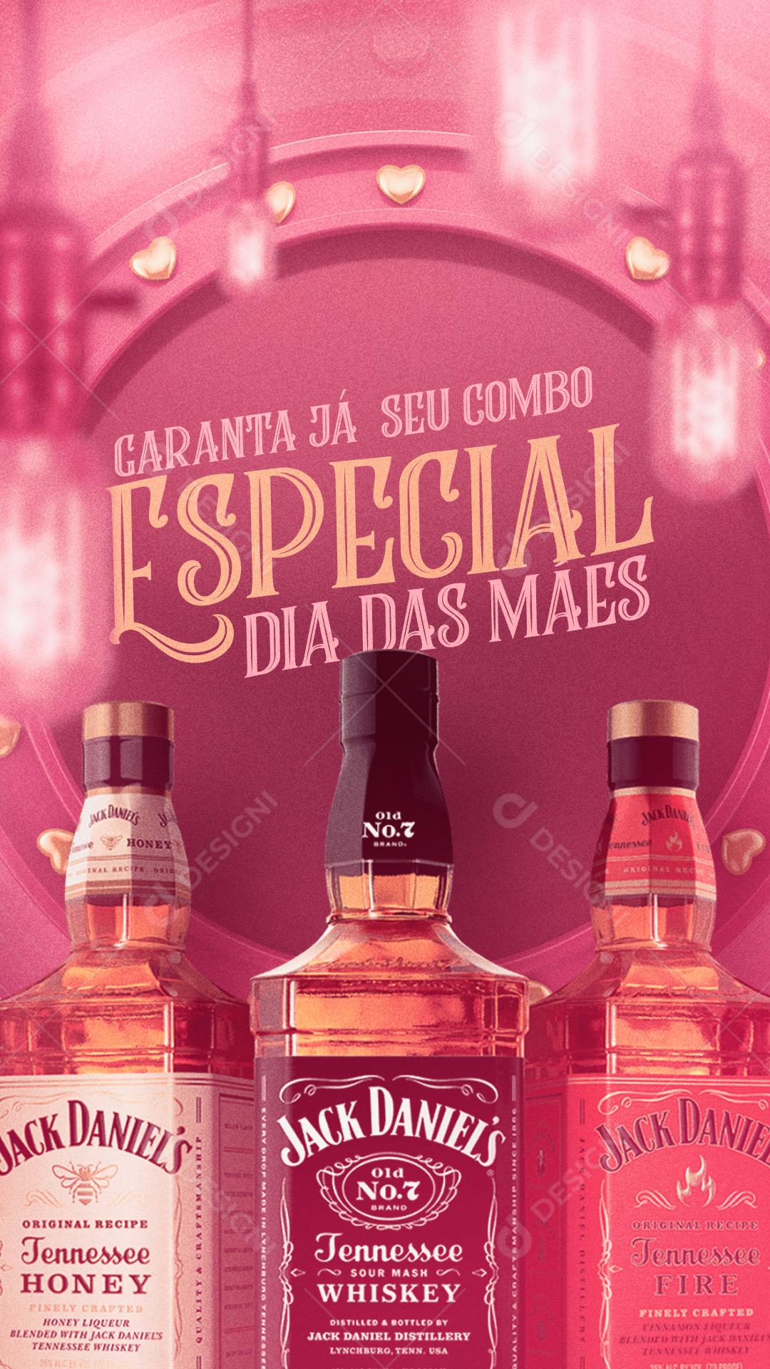 Social Media Story Dia Das Mães Garanta Já Seu Combo PSD Editável