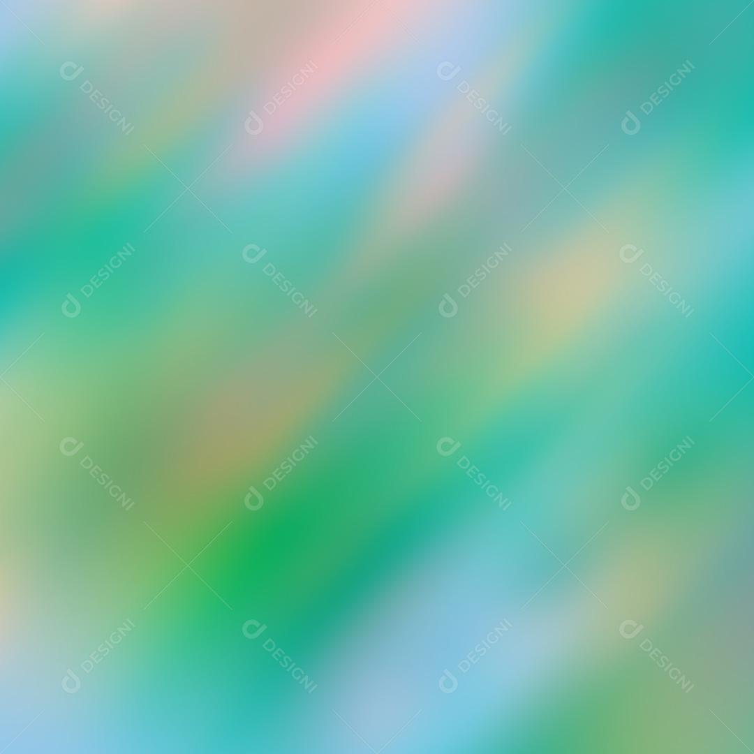 Pano de fundo azul, verde e laranja desfocado. Textura abstrata