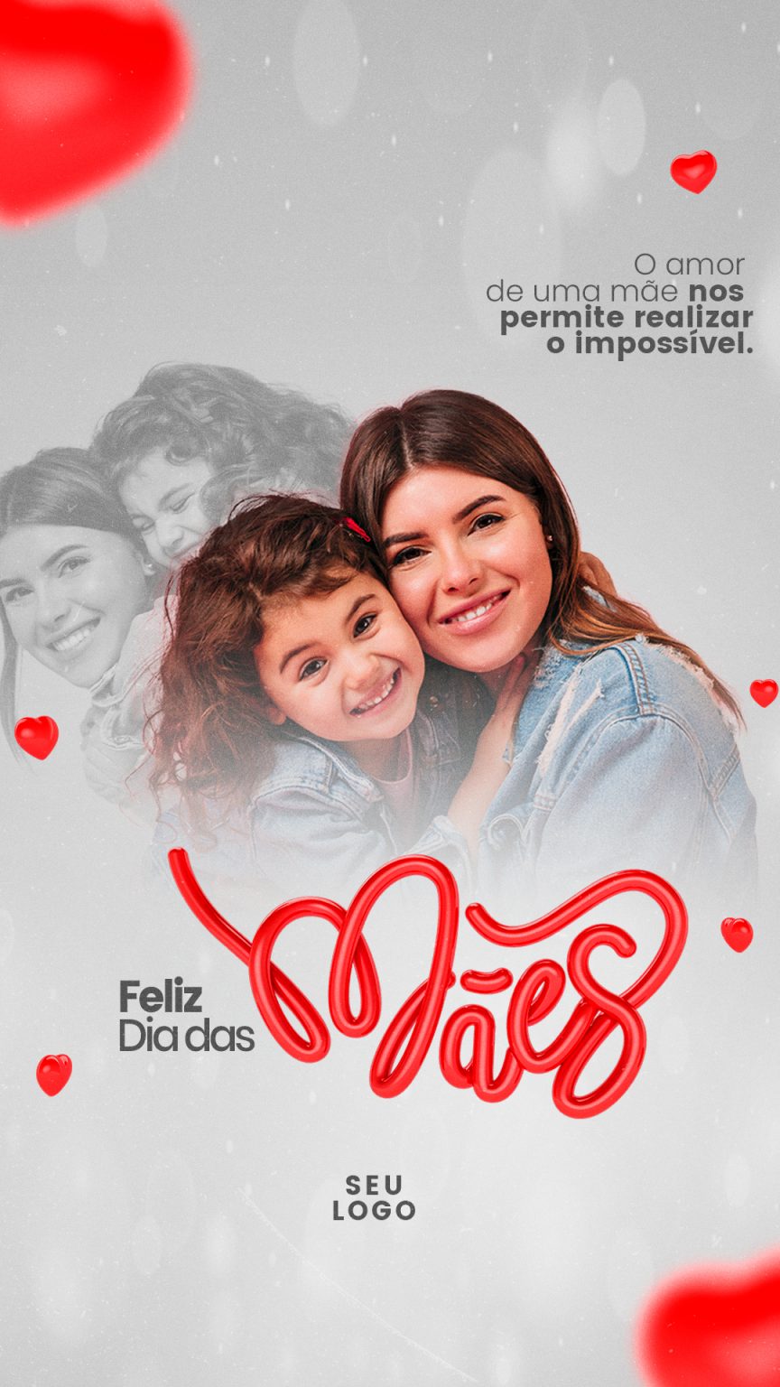 Feliz Dia Das Mães Data Comemorativa Social Media PSD Editável