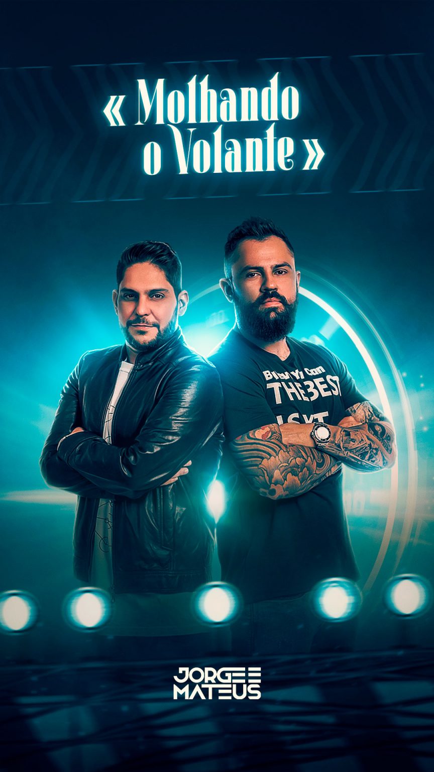 Flyer Story Show Molhando o Volante Jorge e Matheus Social Media PSD