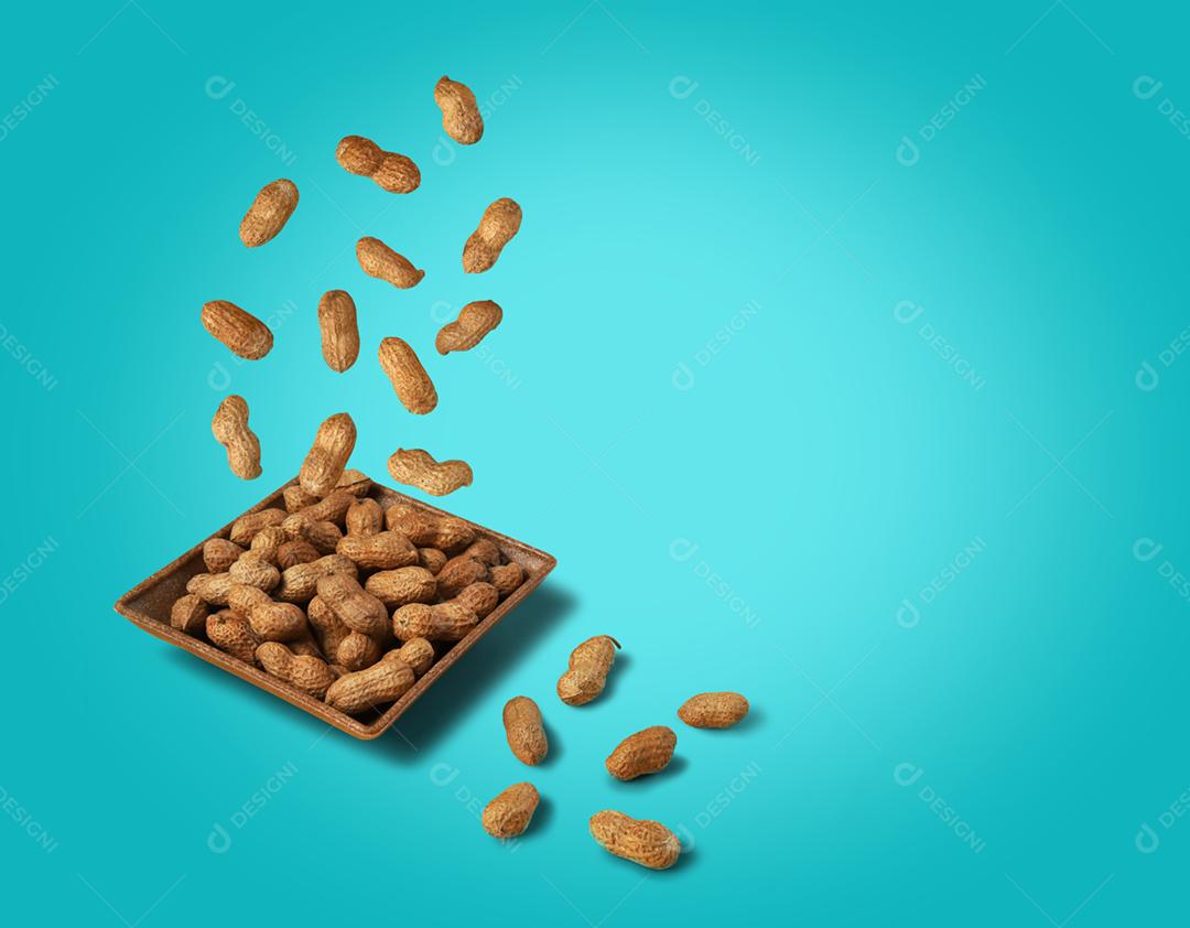 Composição de amendoim servindo para fazer óleo, manteiga de amendoim. Ótimo para