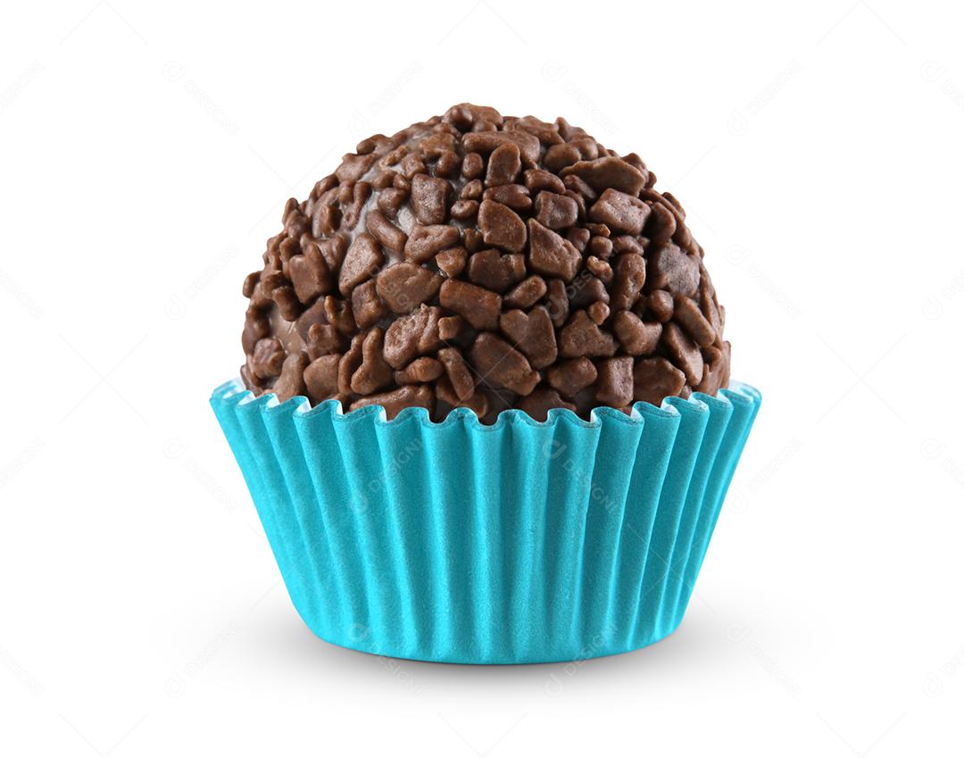 Doce tradicional brasileiro isolado no fundo branco. Handma