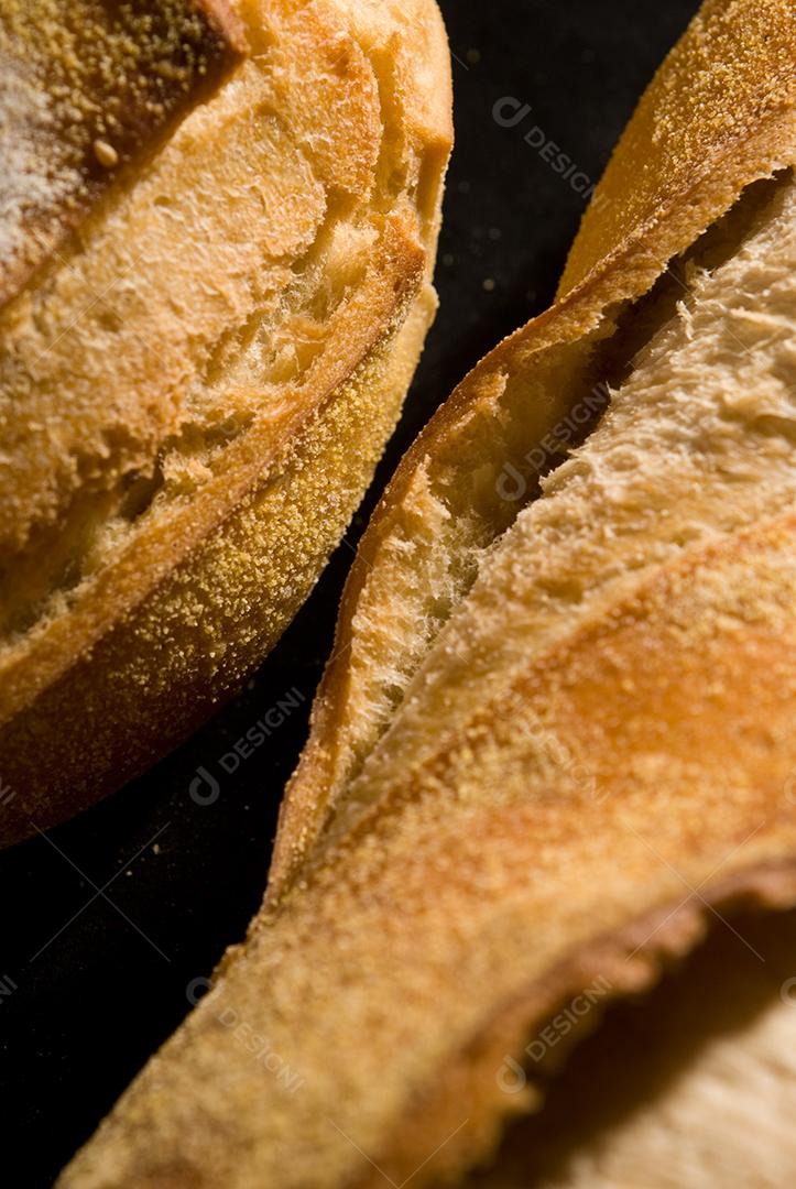 Comida pão frances padarias panificadora