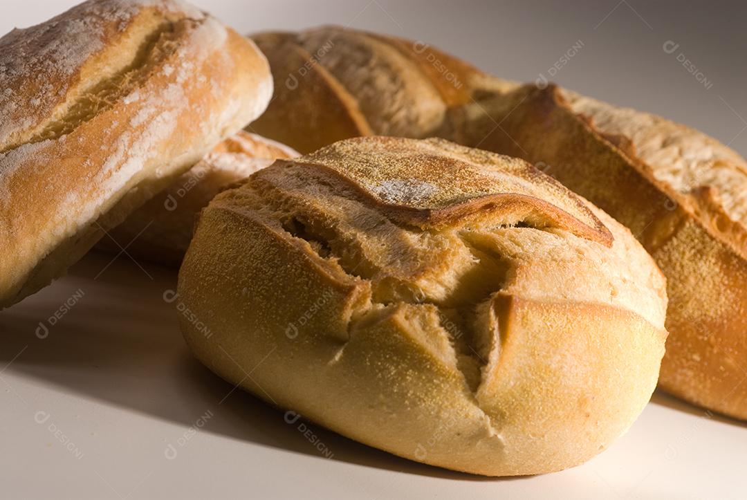 Comida pão frances padarias panificadora