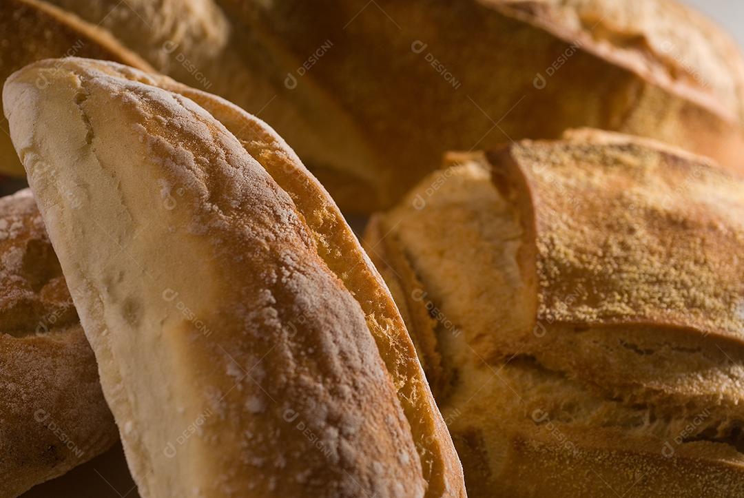 Comida pão frances padarias panificadora