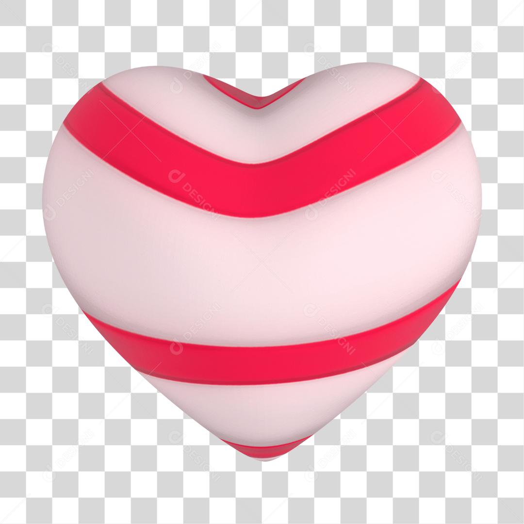 Coração com Efeito colorido PNG Transparente