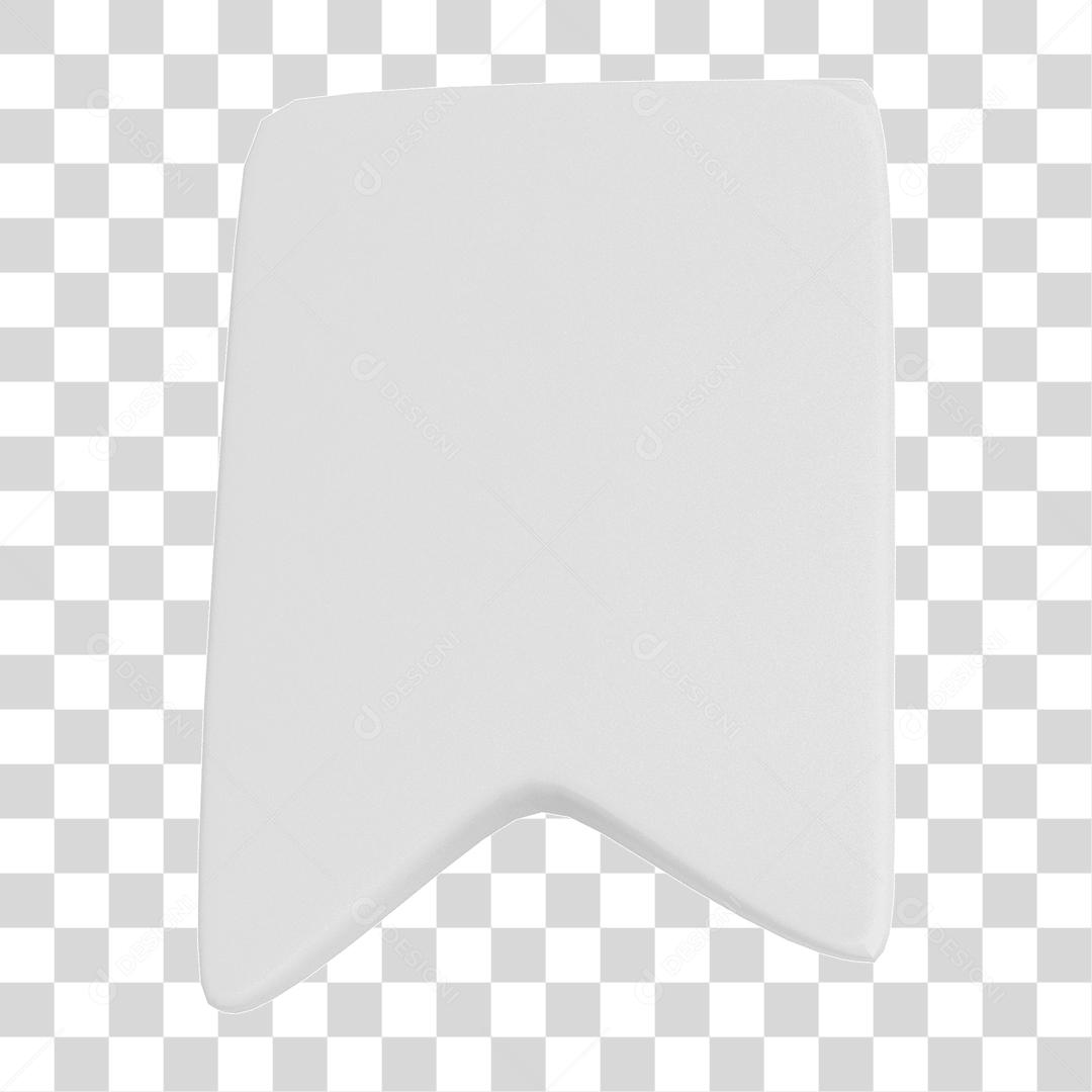 Bandeirinha branca de festa junina elemento PNG transparente