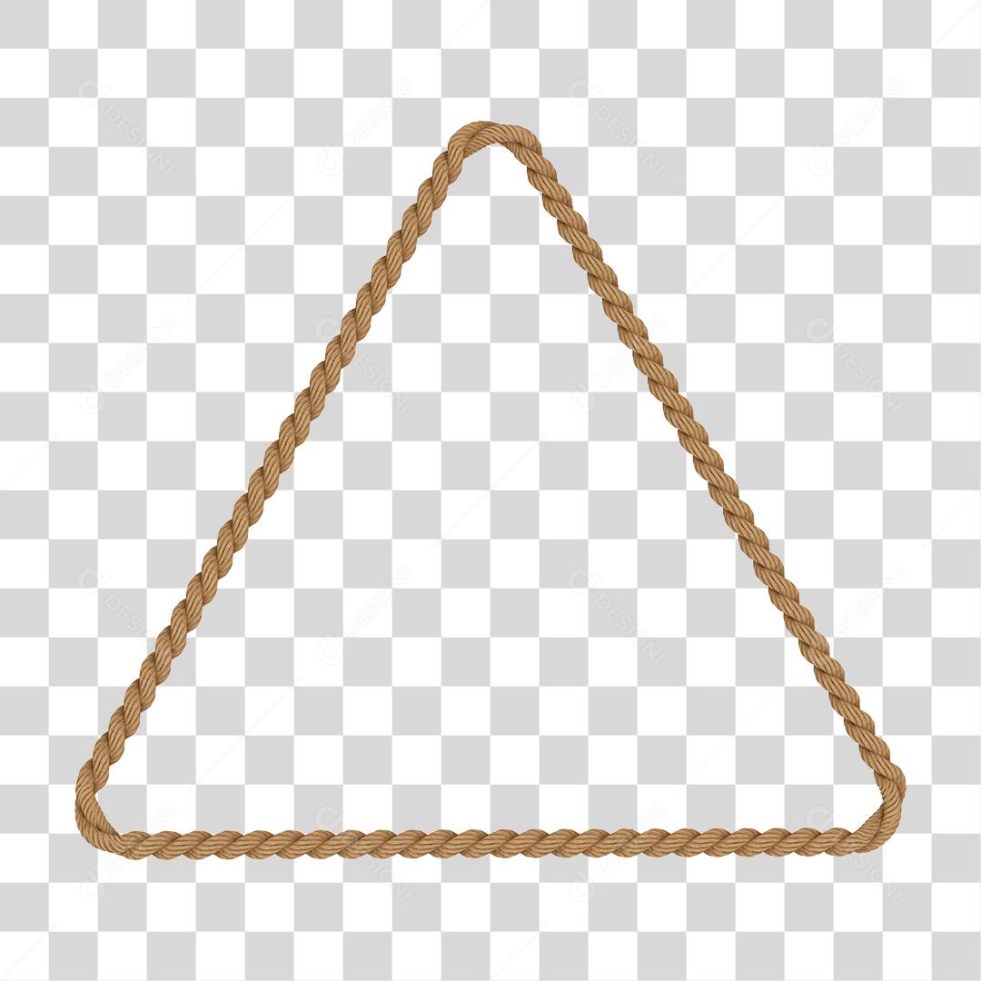 Corda em forma de triângulo elemento PNG Transparente
