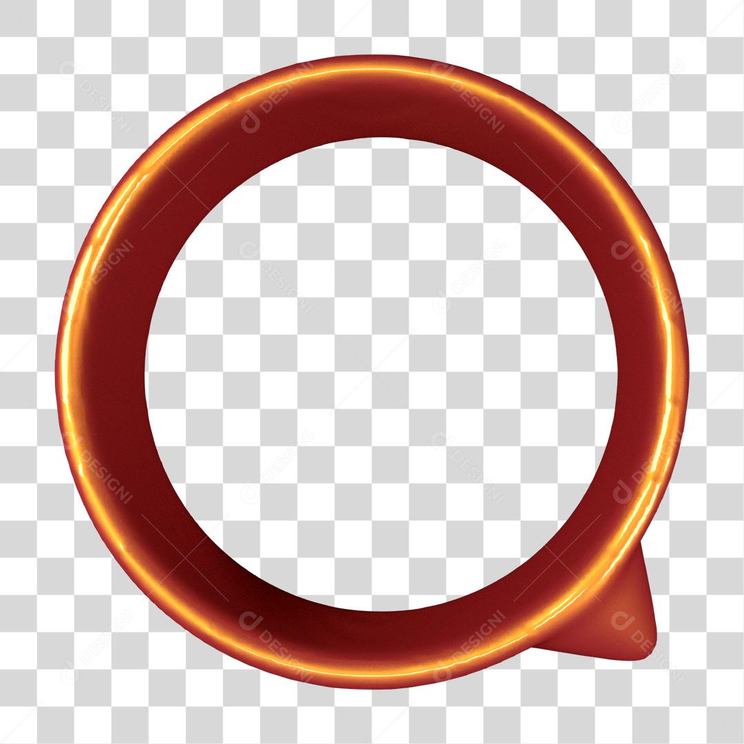 Ícone 3D Tag De Fala Para Composições PNG Transparente