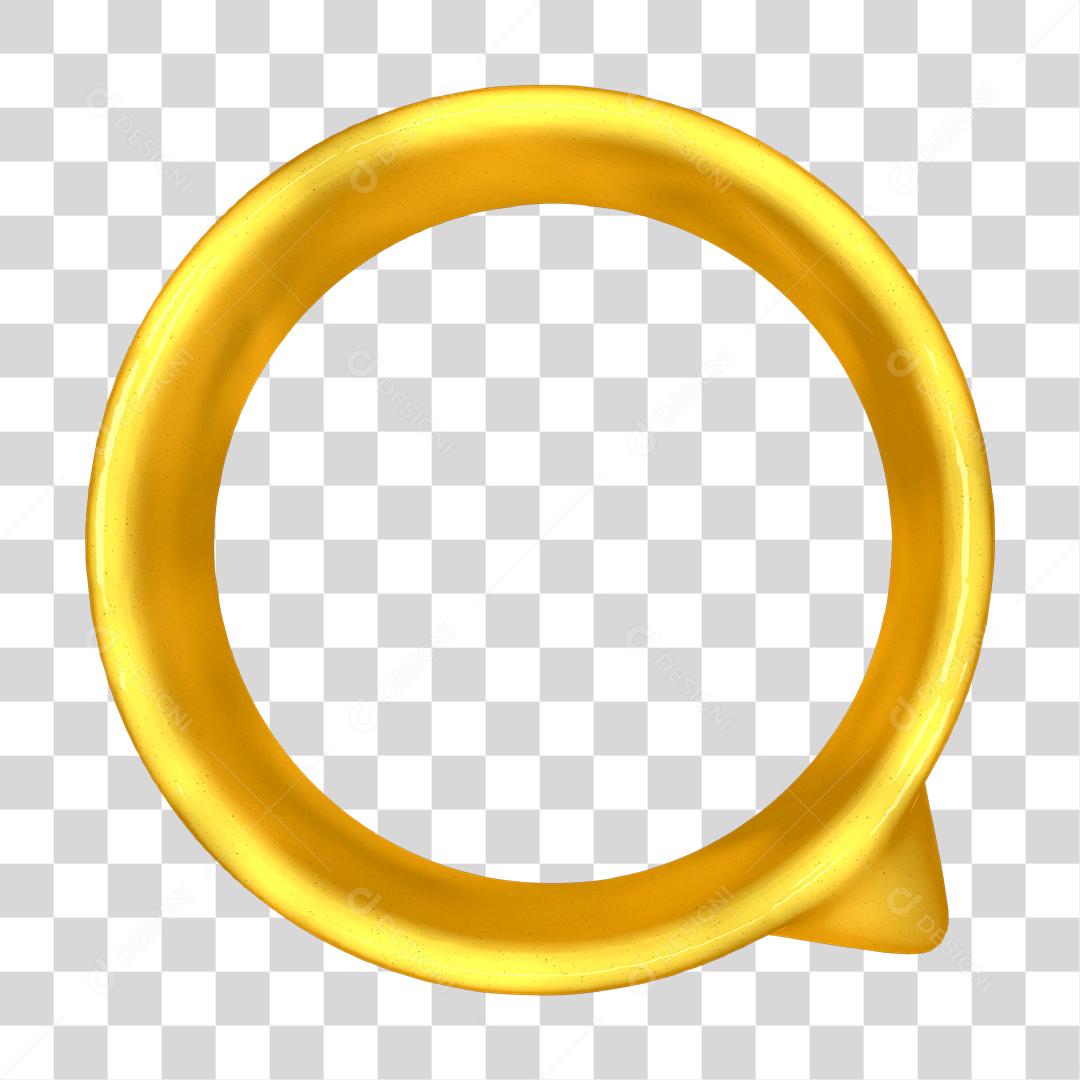 Ícone 3D Tag De Fala Para Composições PNG Transparente