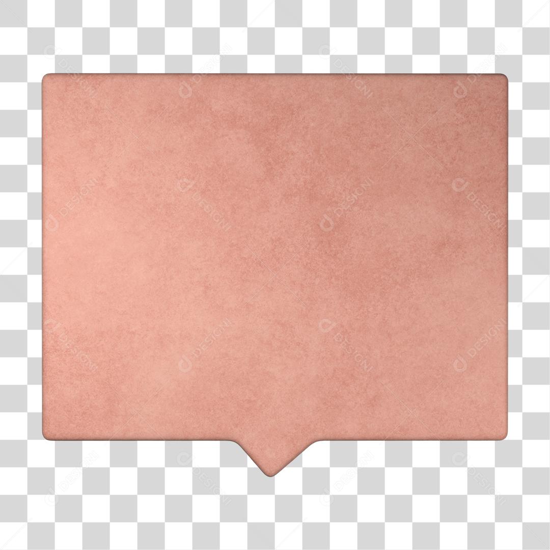 Placa 3D Para Composições Tag PNG Transparente