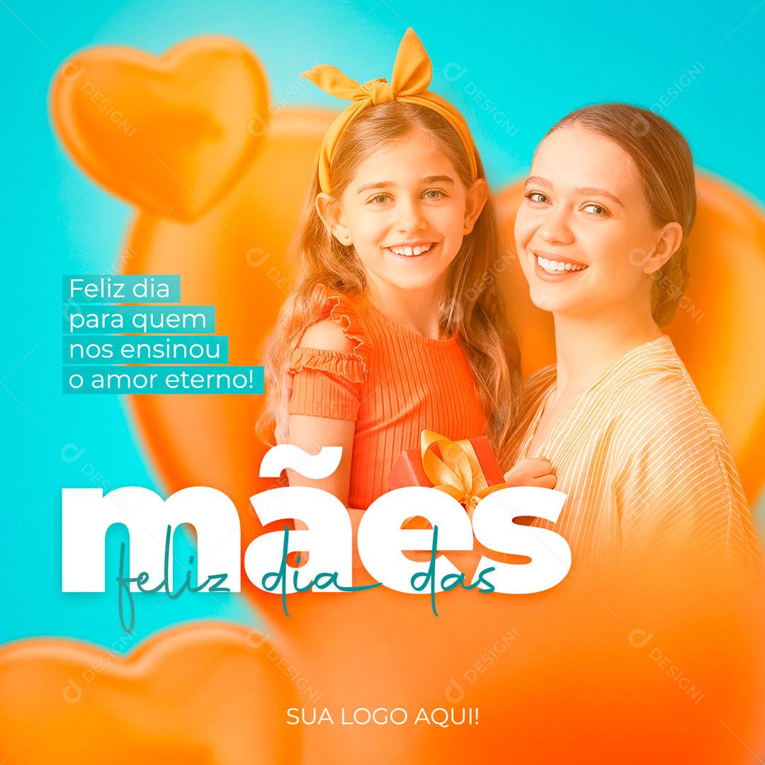 Feliz Dia Das Mães Data Comemorativa Social Media PSD Editável