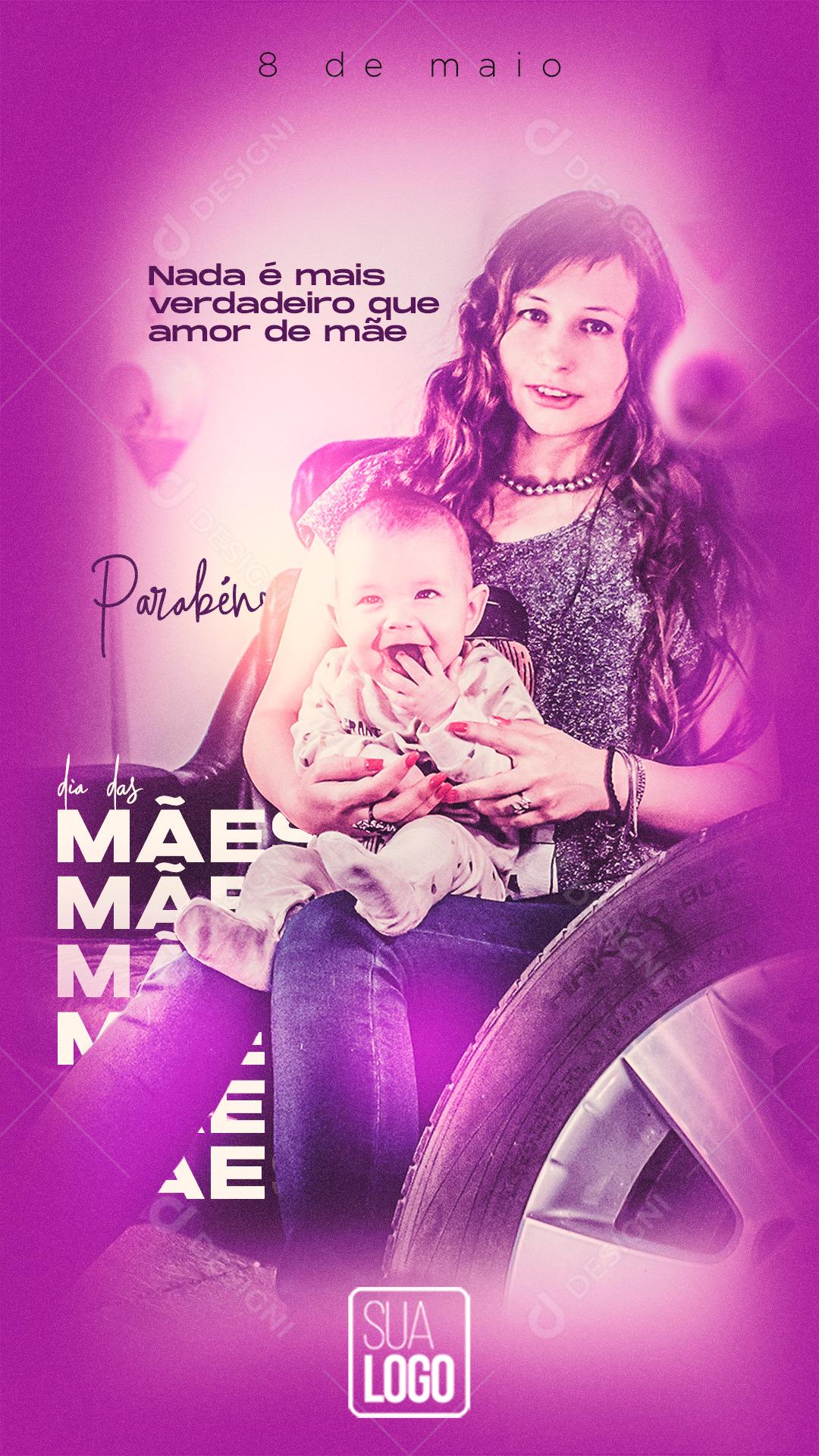 Social Media Dia Das Mães 8 De Maio PSD Editável