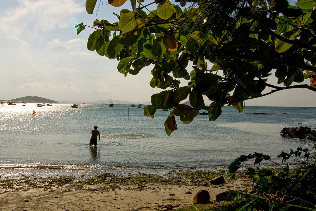 Praia do Manguinho, Balneário da Penha, Penha, SC