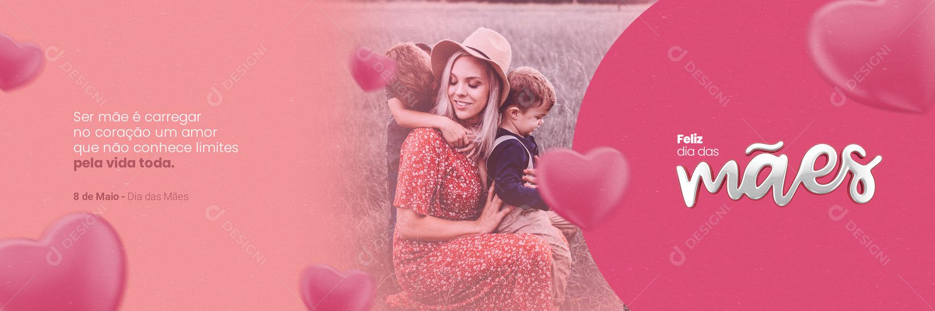 Social Media Carrossel Feliz Dia Das Mães PSD Editável