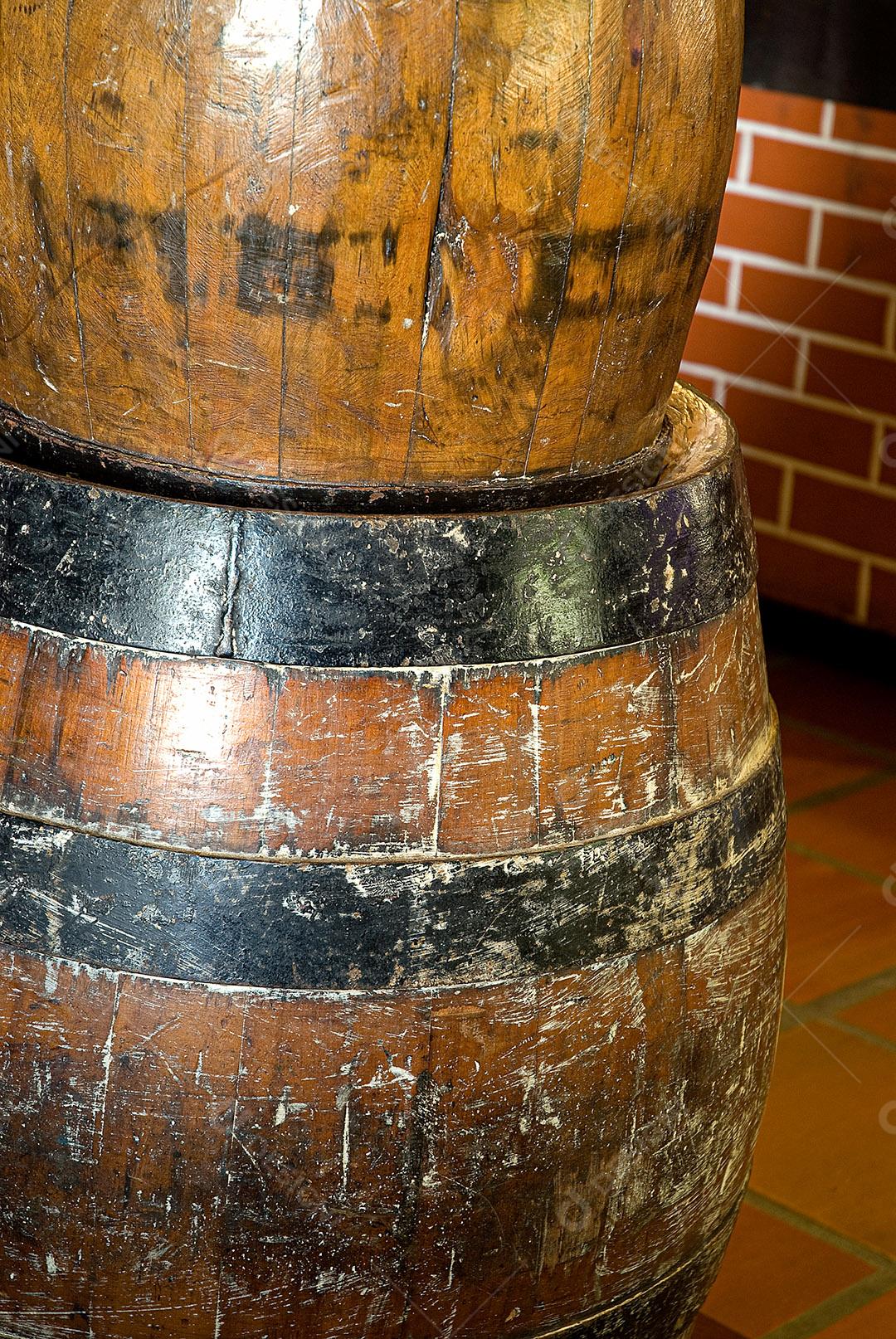 Barril de madeira Imagem JPG