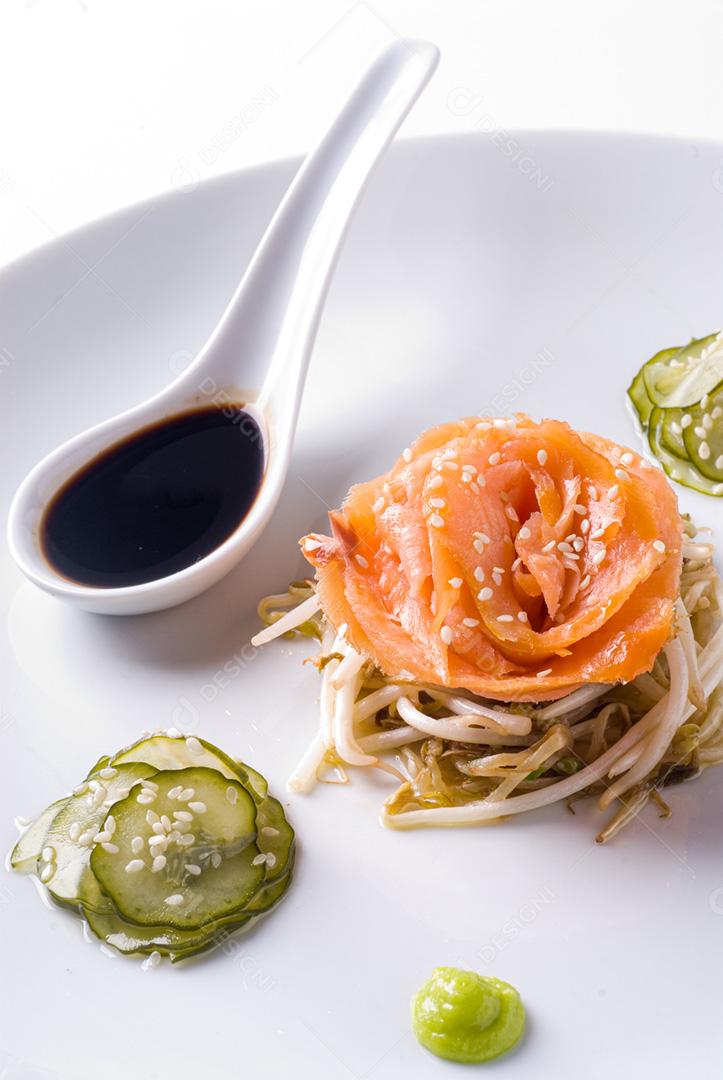 Prato sashimi chique