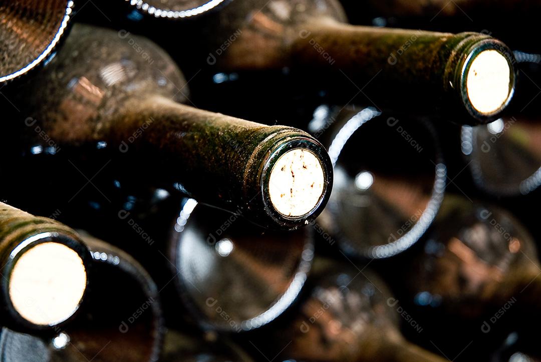 Garrafa de vinho frasco de vidro