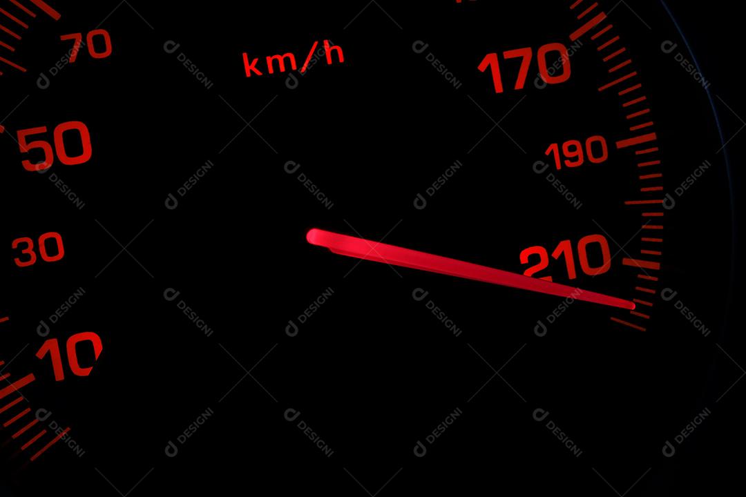 Painel de carro automovel velocimentro