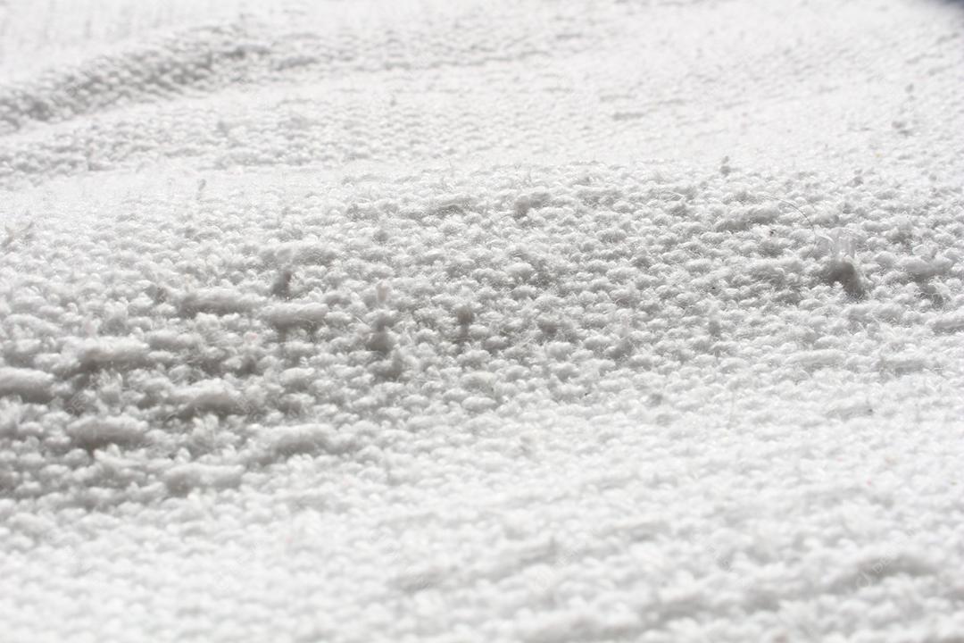 Textura de tapete branco e macio