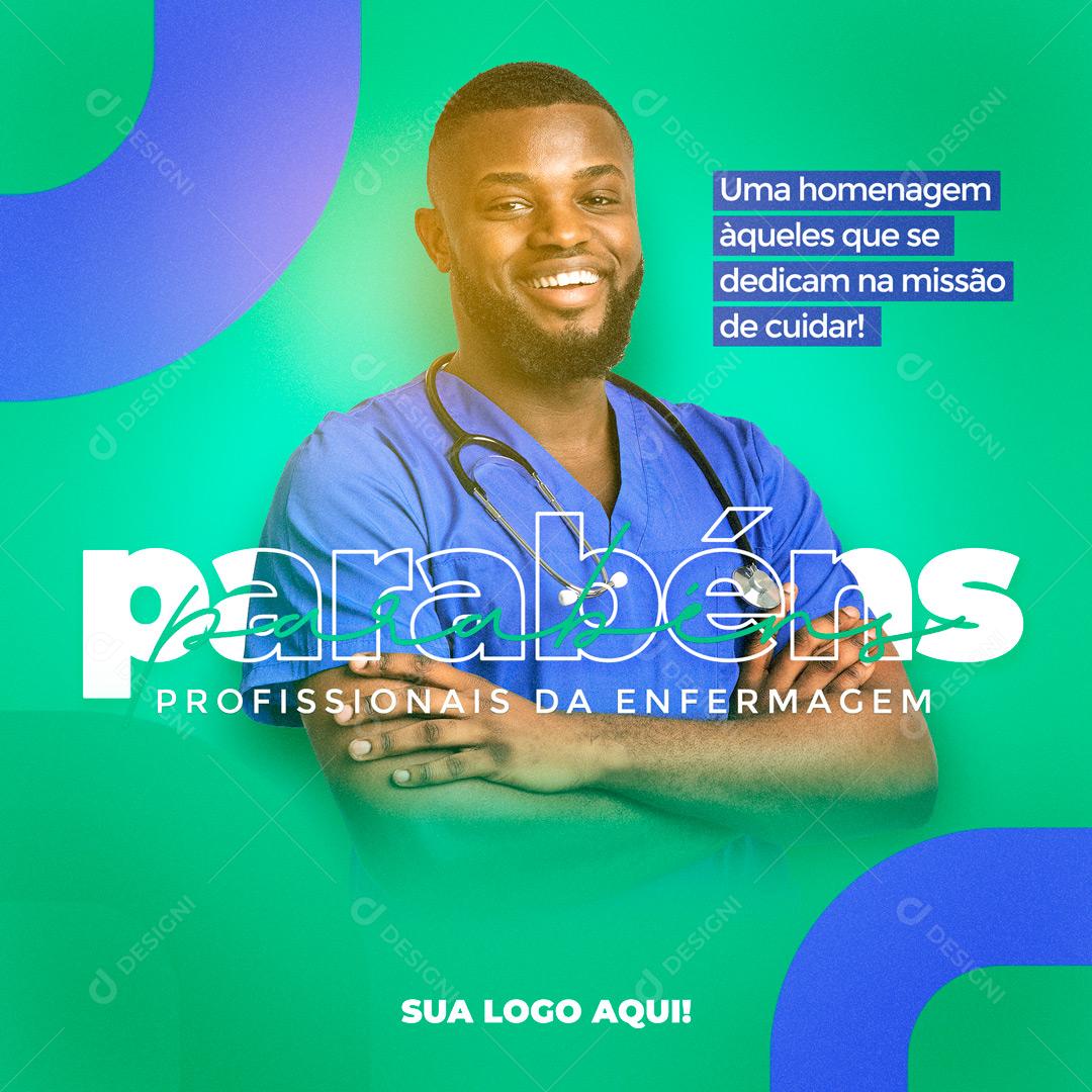 Dia Mundial Do Enfermeiro 12 De Maio Data Comemorativa Social Media PSD Editável