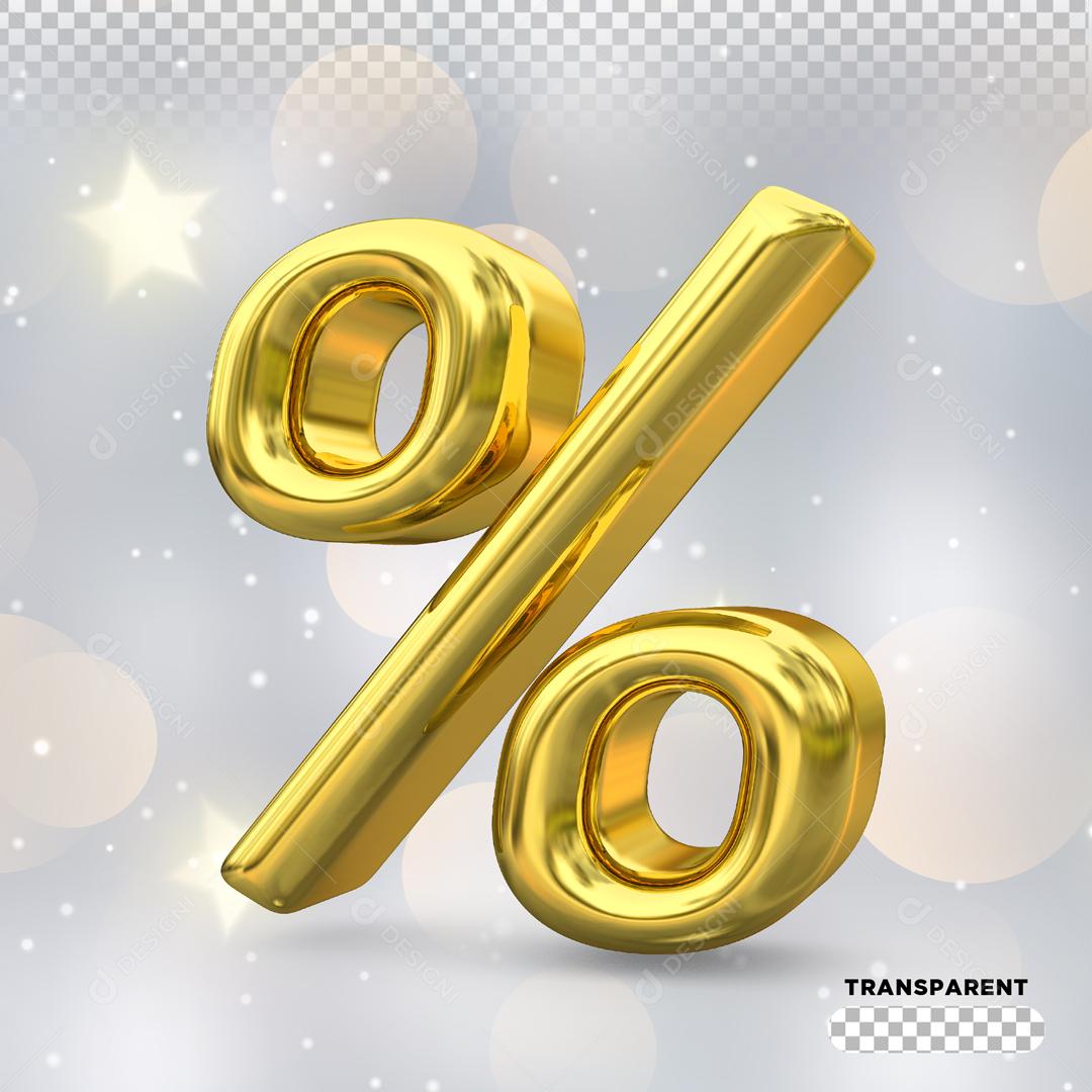 Porcentagem 3D Para Composição PSD