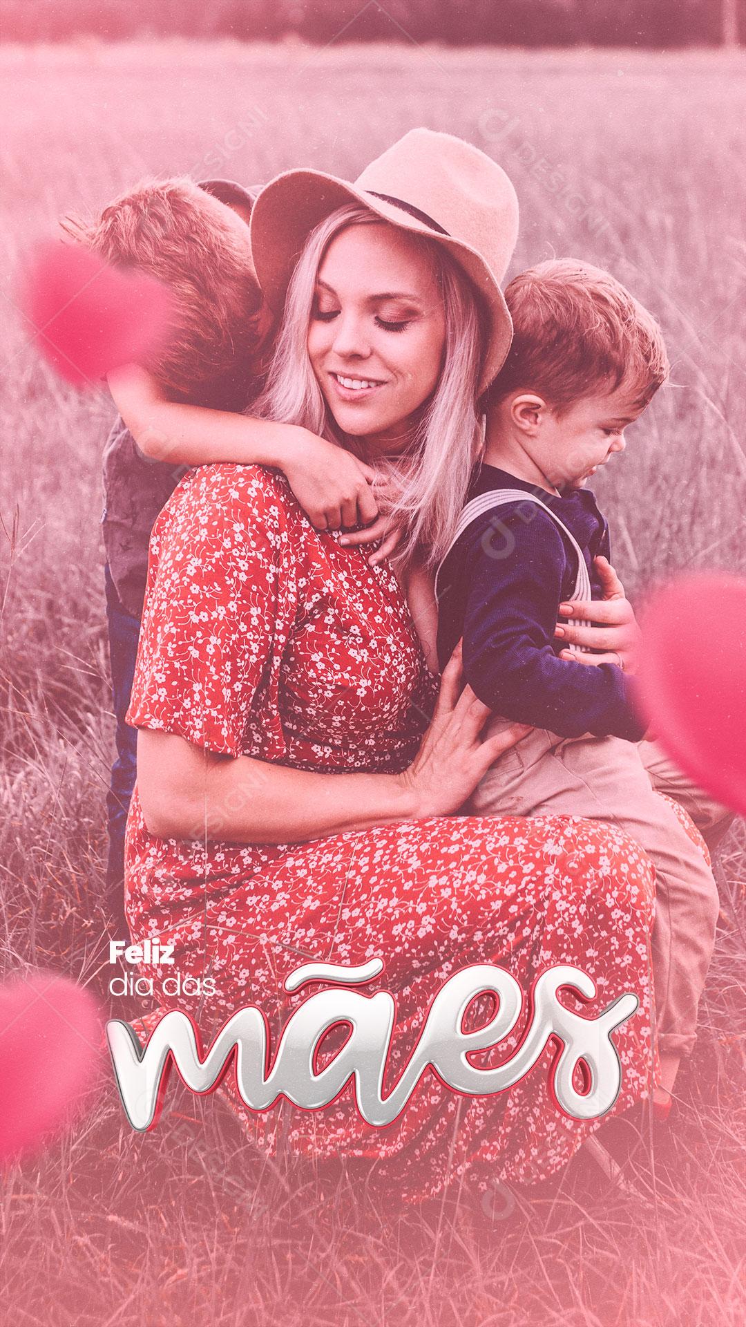Story Feliz Dia Das Mães 08 de Maio Social Media PSD Editável