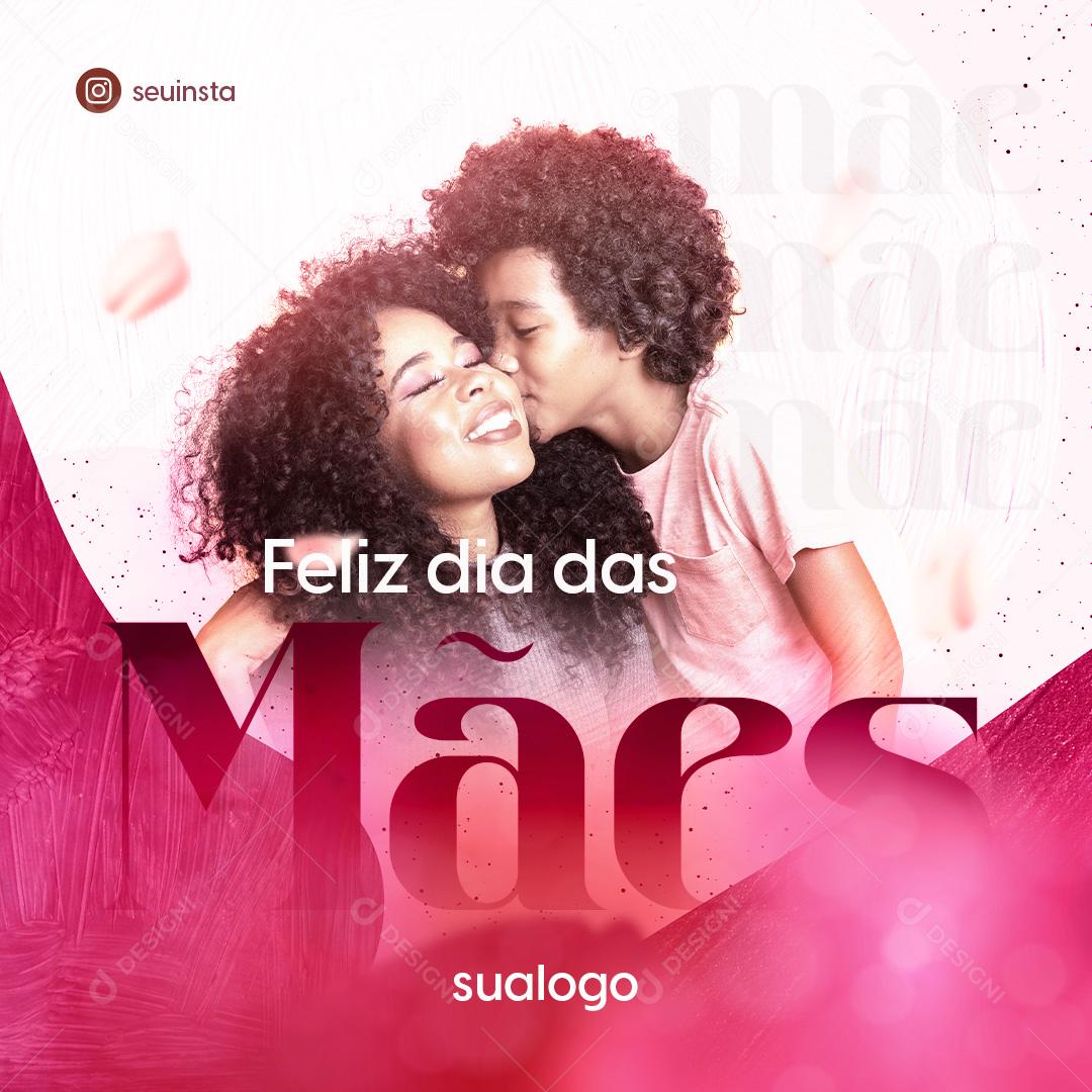 Social Media Feliz Dia Das Mães PSD Editável