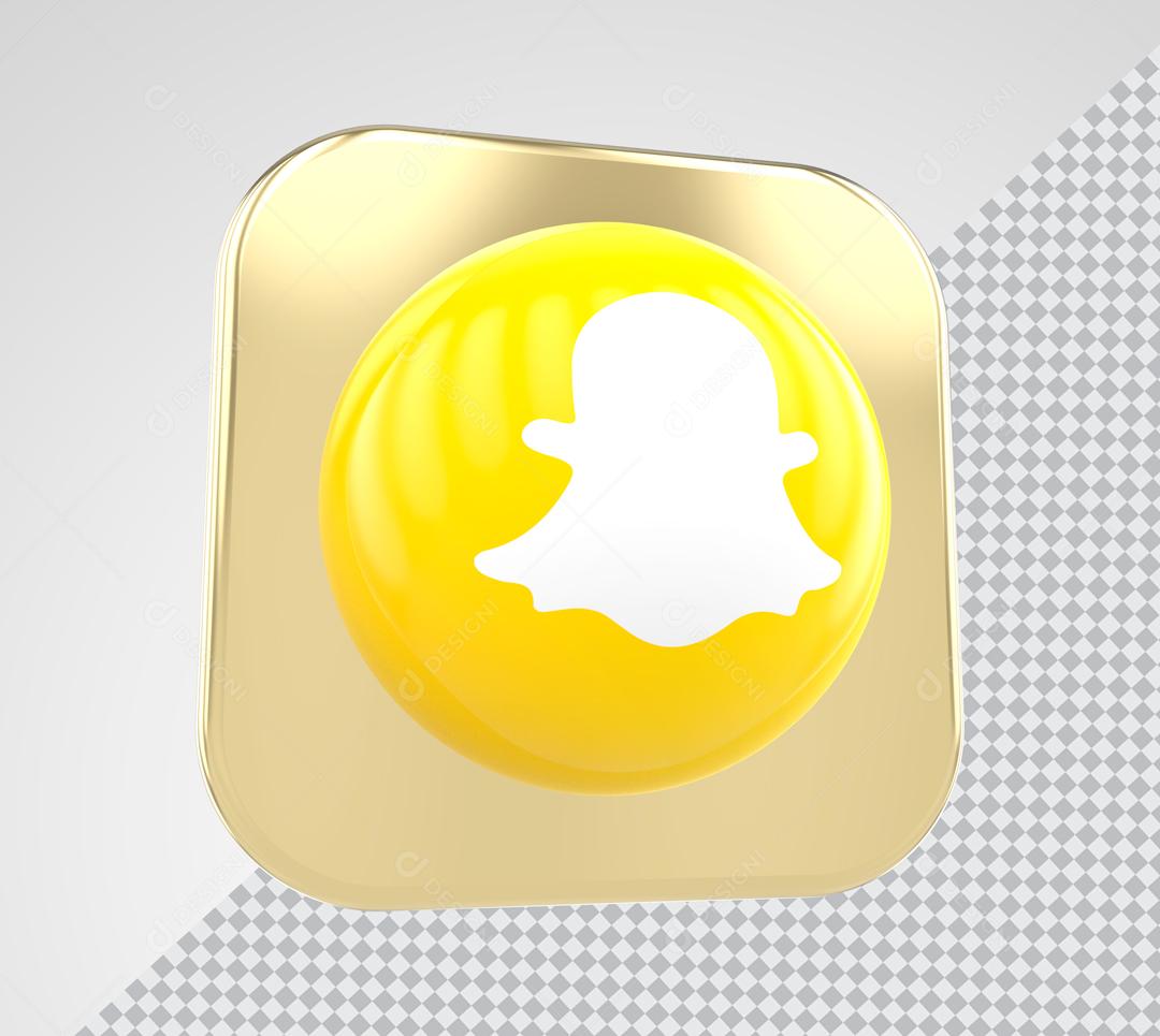 Snapchat Elemento 3D Para Composição PSD