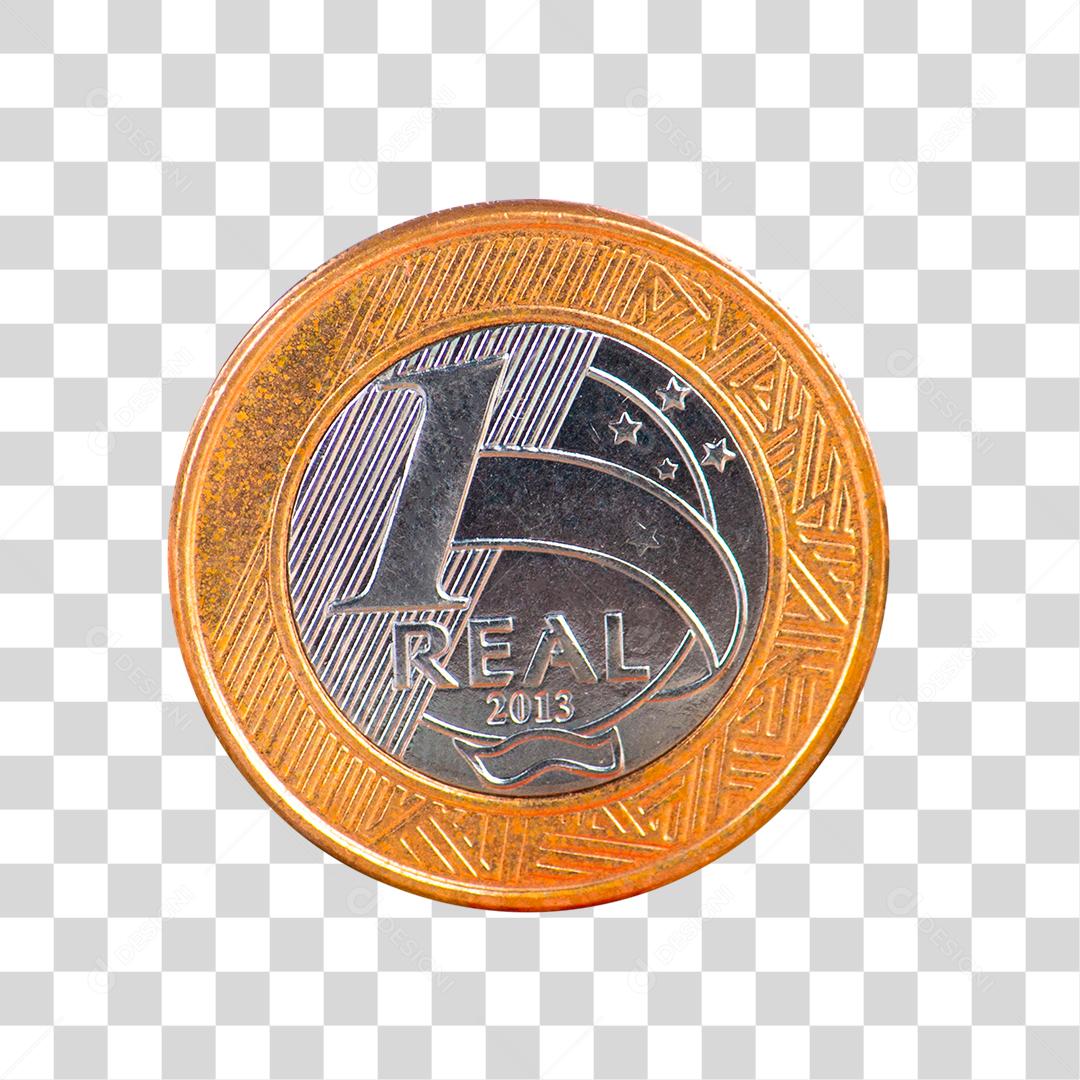 Moeda De 1 Real Brasileiro Moeda Brasileira PNG Transparente